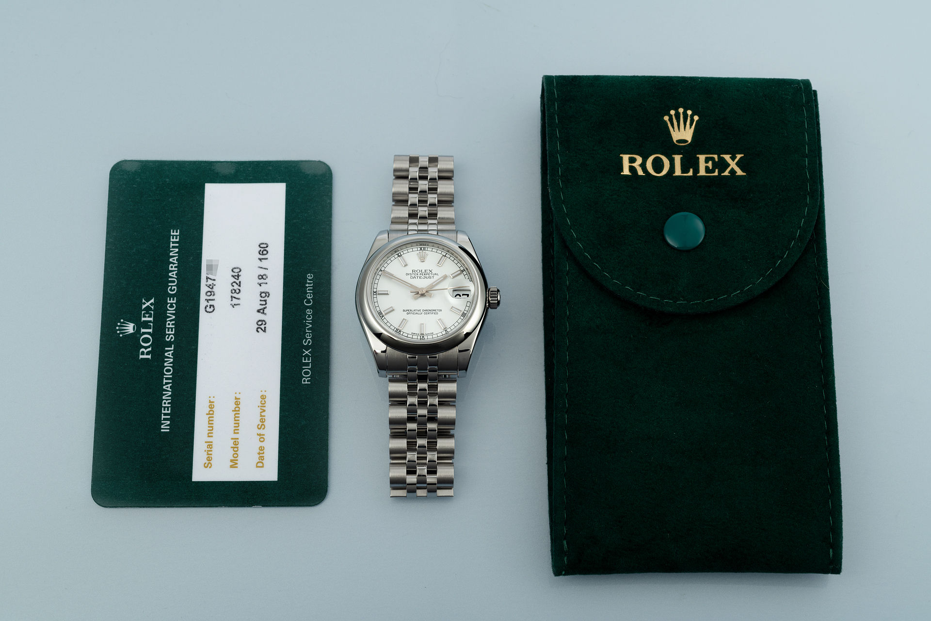 ref 178240 | 'Under Rolex Warranty' | Rolex Datejust