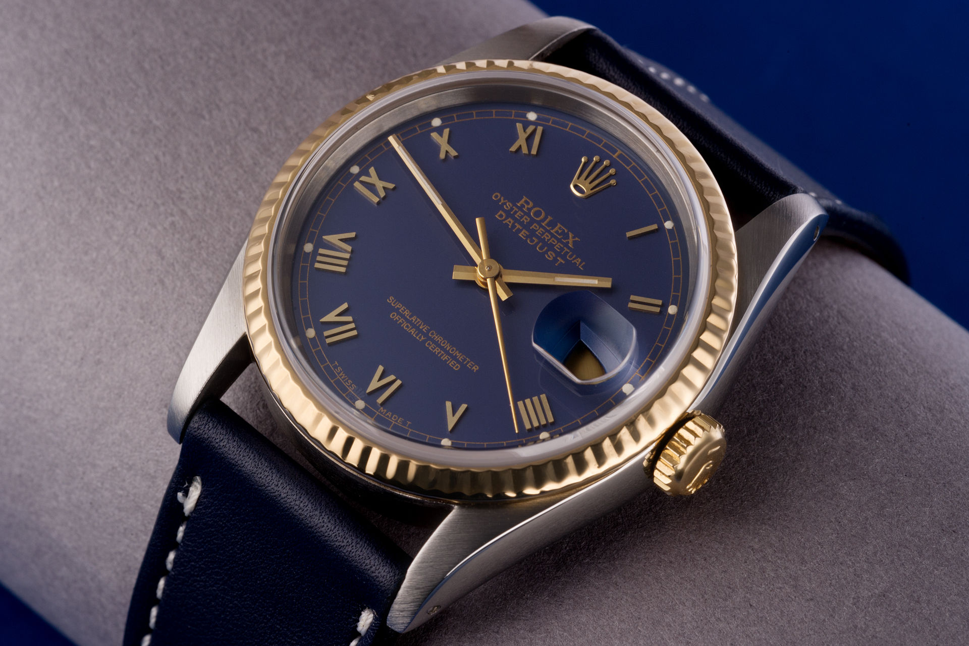 ref 16233 | Steel & Gold Sapphire Glass | Rolex Datejust