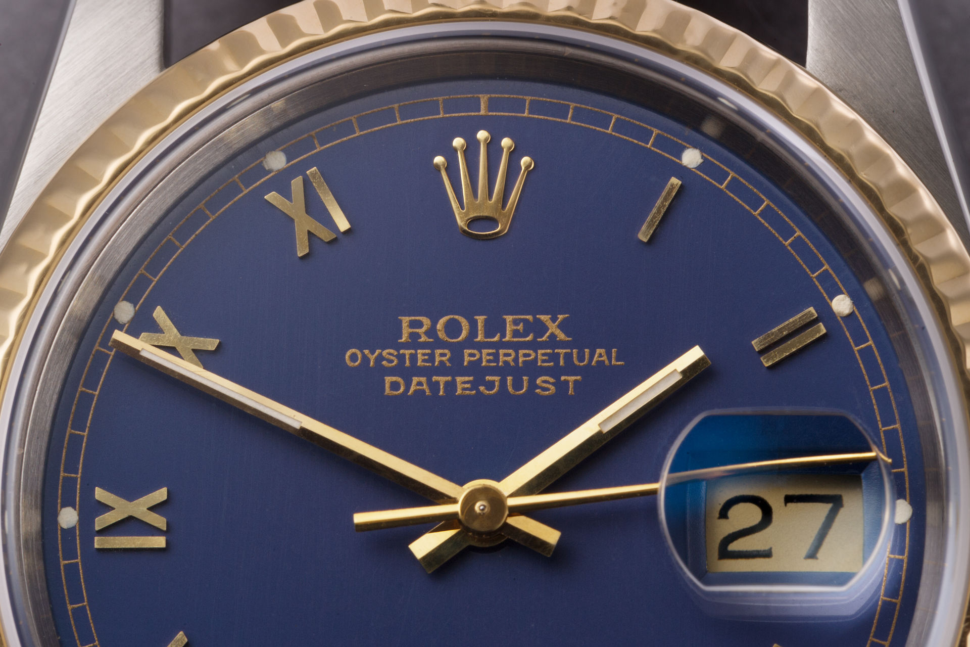 ref 16233 | Steel & Gold Sapphire Glass | Rolex Datejust
