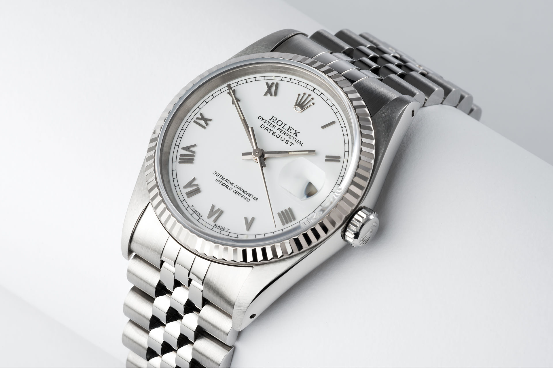 ref 16234 | White Gold Bezel 'Full Set' | Rolex Datejust