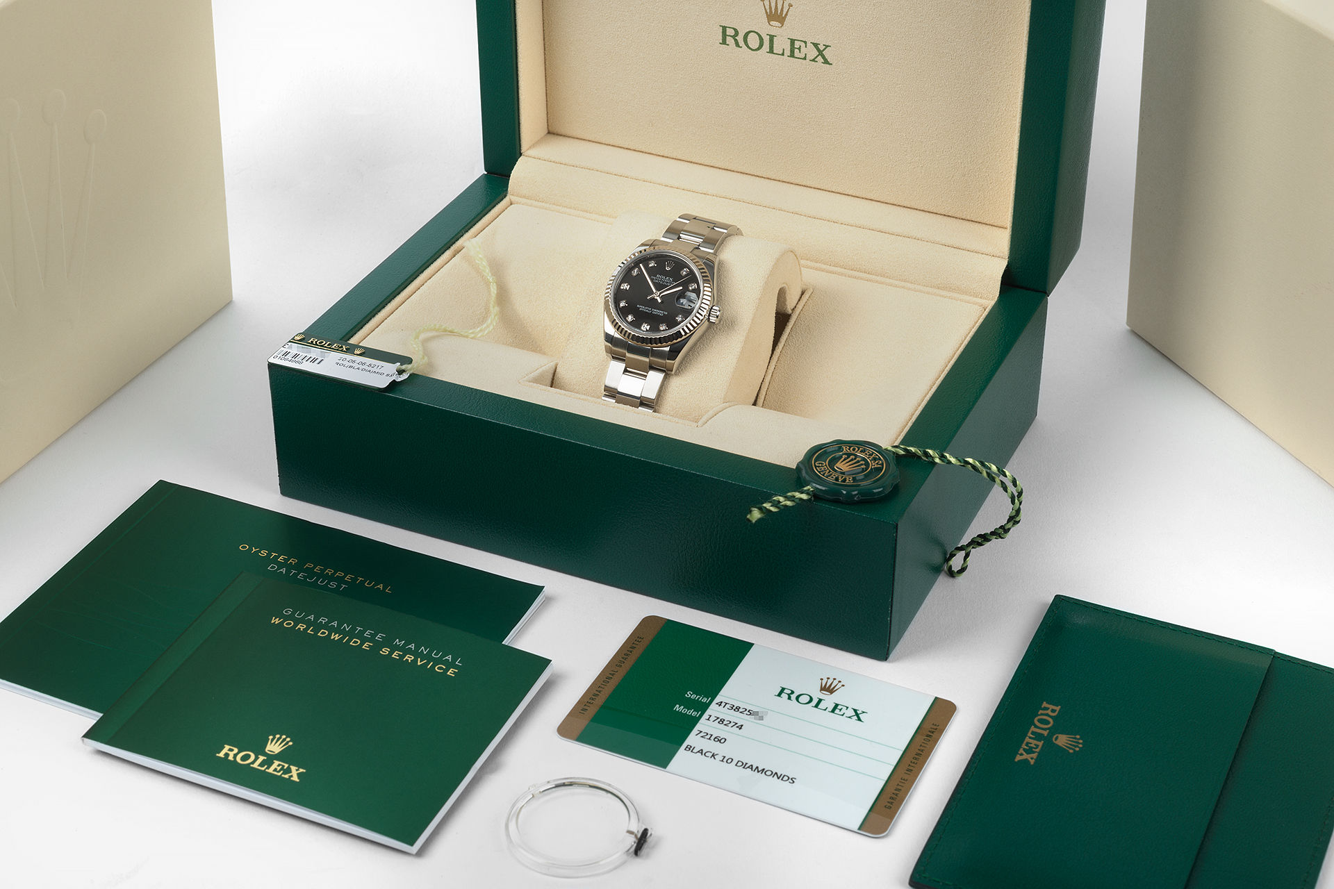 ref 178274 | White Gold Bezel 'Full Set' | Rolex Datejust