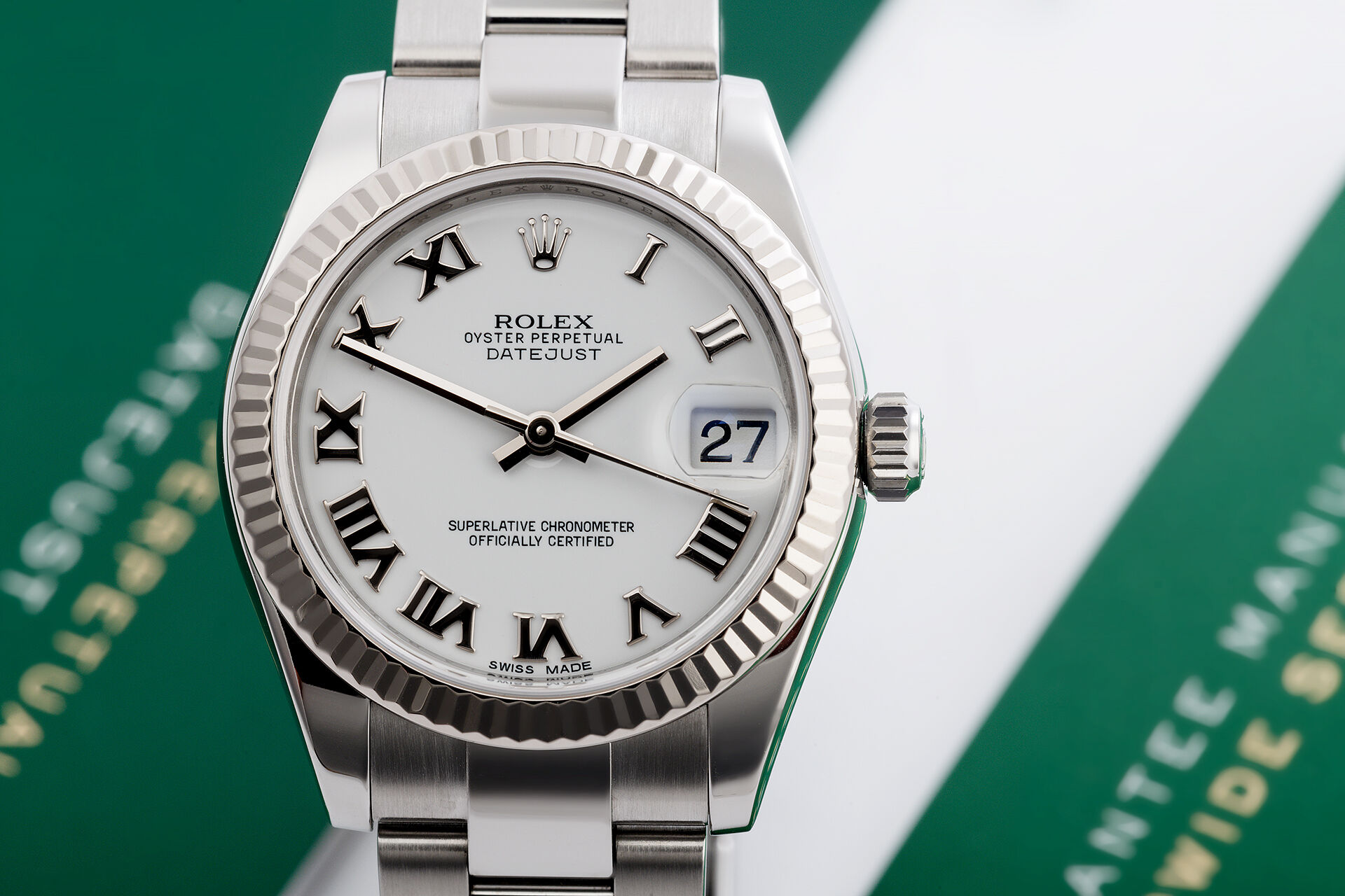 ref 178274 | White Gold Bezel | Rolex Datejust