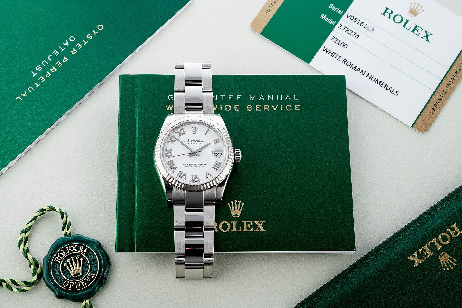 ref 178274 | White Gold Bezel | Rolex Datejust