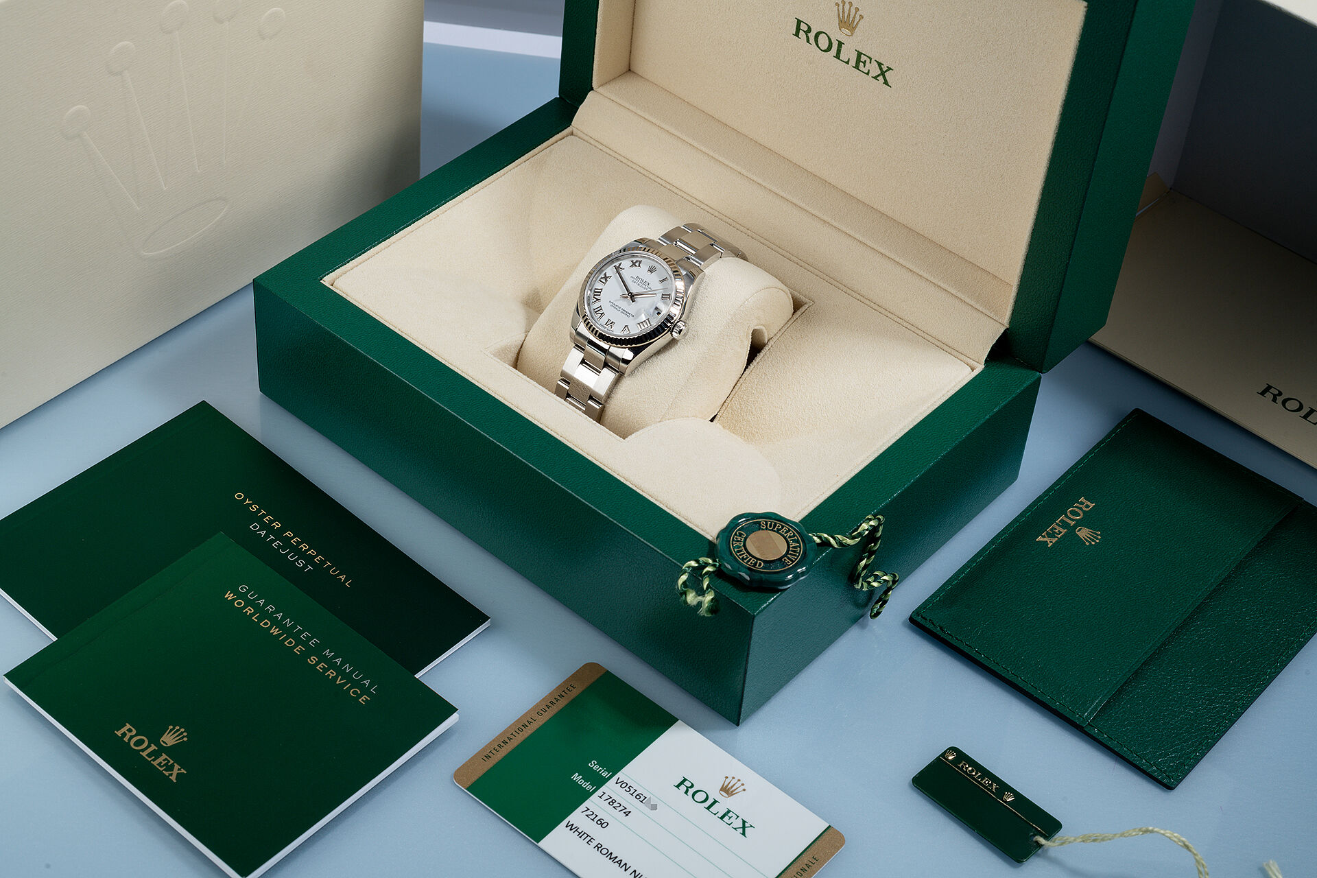 ref 178274 | White Gold Bezel | Rolex Datejust