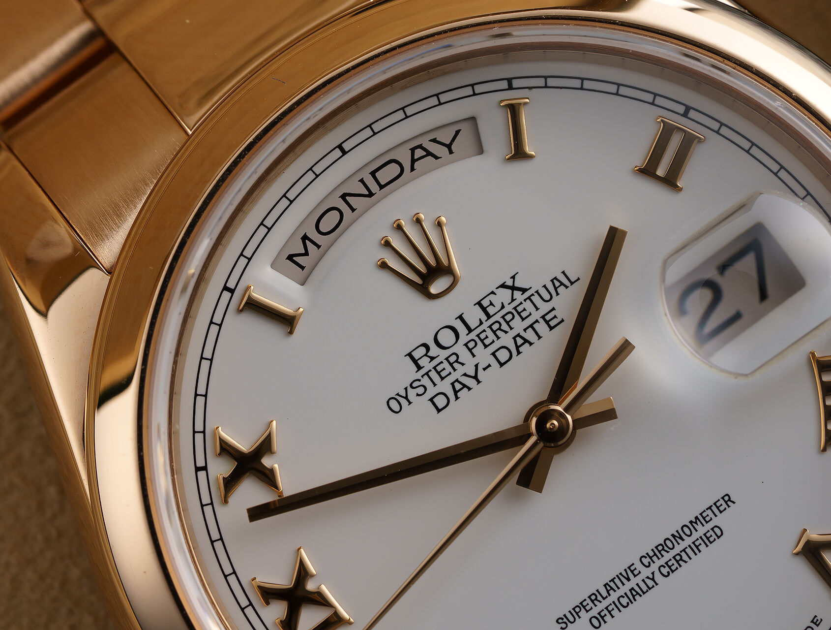 ref 118205 | 118205 - 18ct Rose Gold | Rolex Day-Date