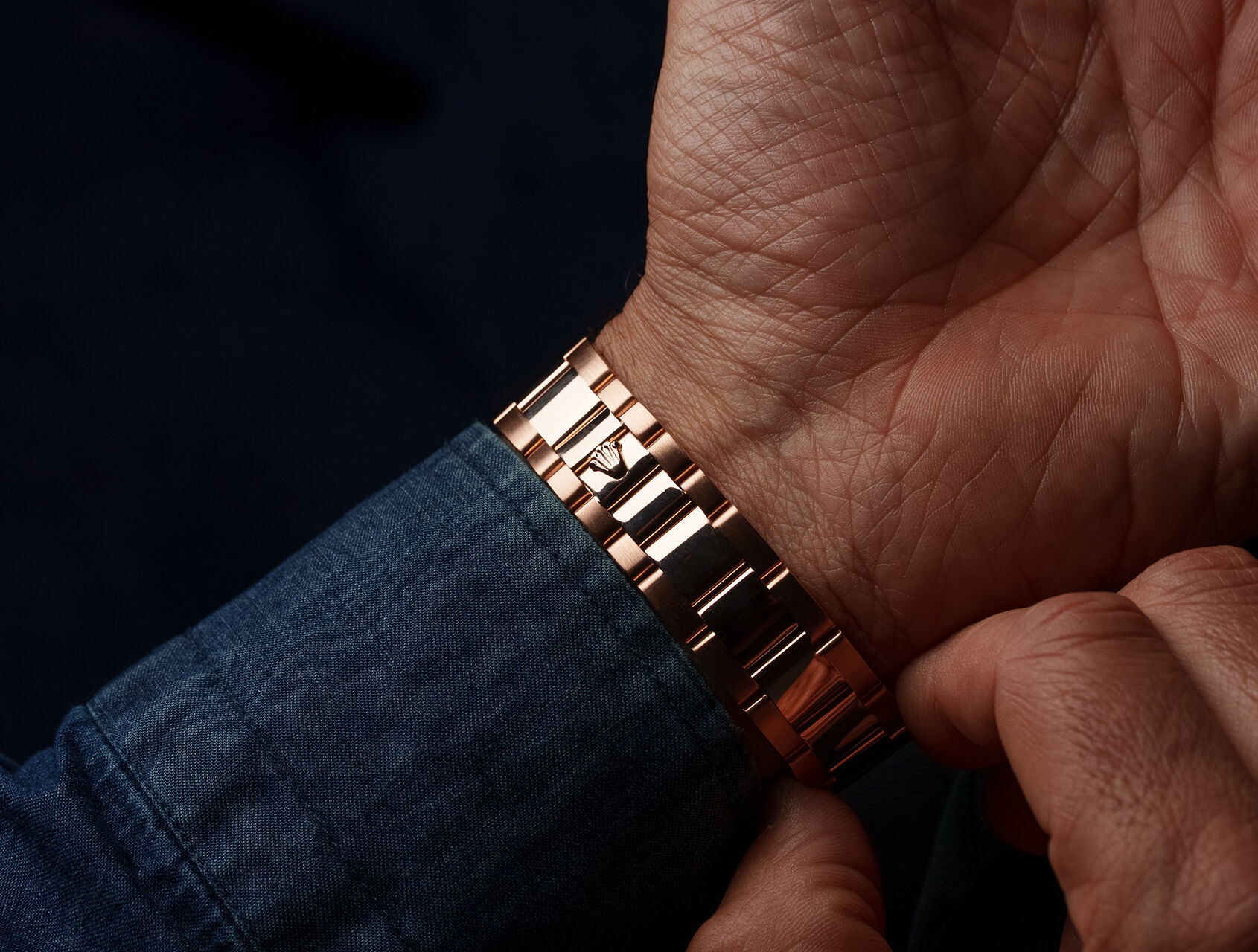 ref 118205 | 118205 - 18ct Rose Gold | Rolex Day-Date