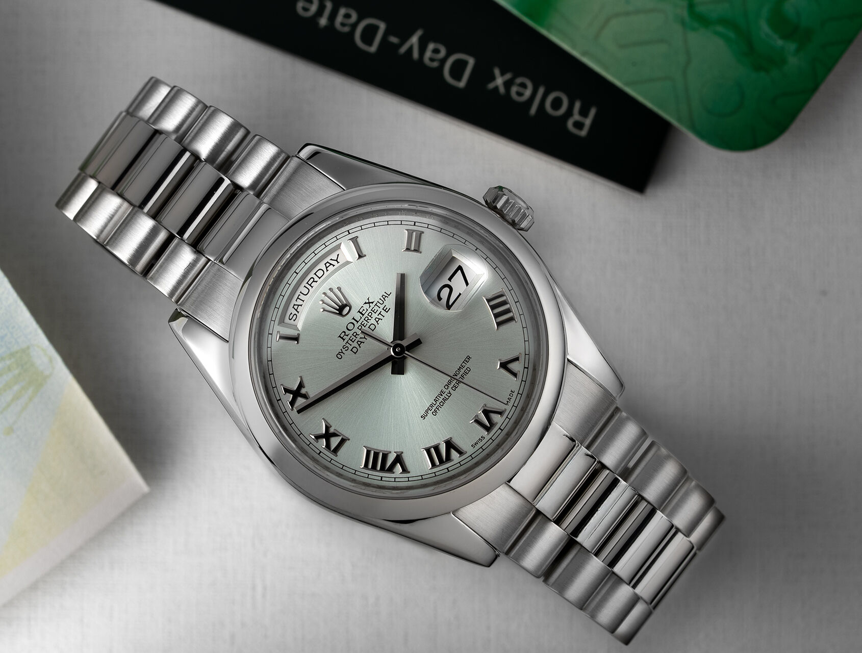 ref 118206 | 118206 - Ice Blue | Rolex Day-Date