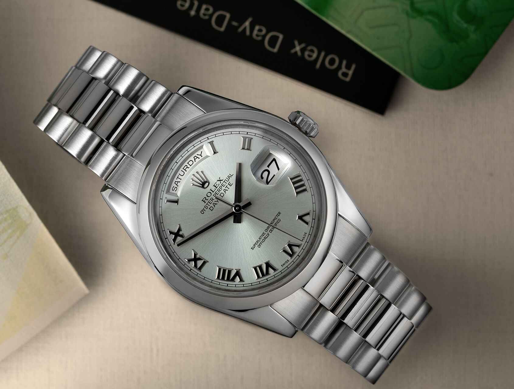 ref 118206 | 118206 - Ice Blue | Rolex Day-Date