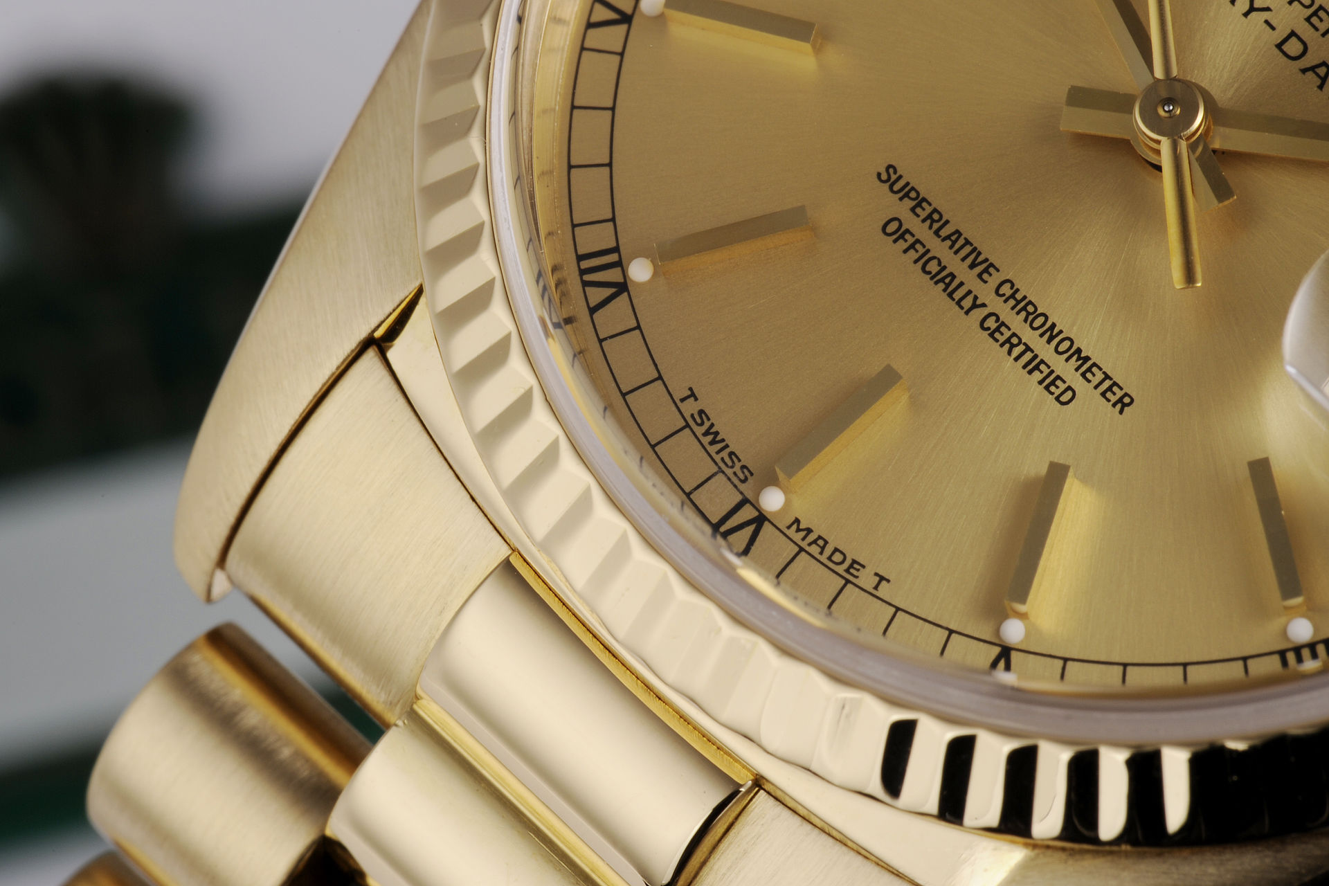 ref 18238 | 18ct Yellow Gold 'Box & Papers' | Rolex Day-Date