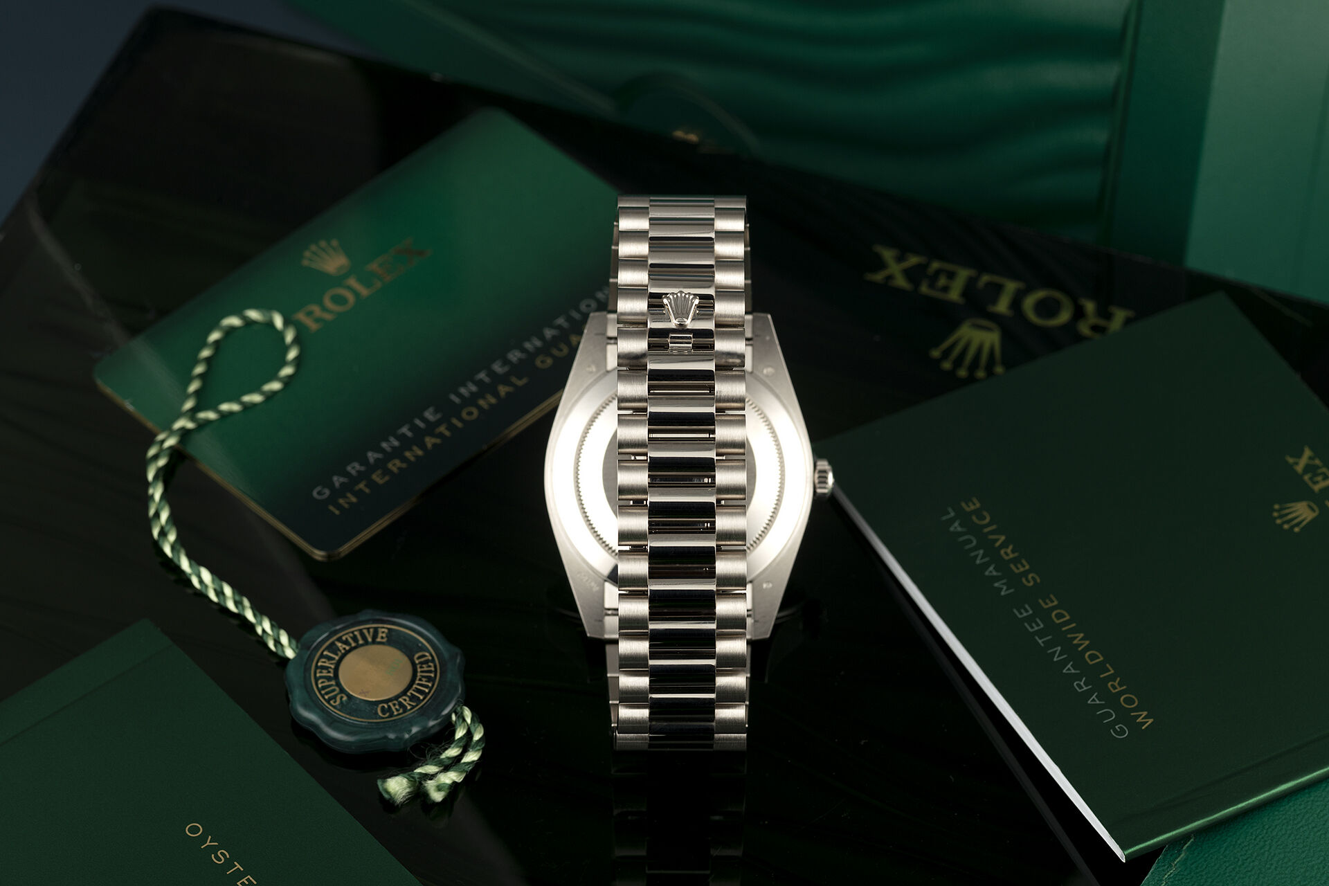 ref 228349RBR | Diamond Bezel | Rolex Day-Date 40