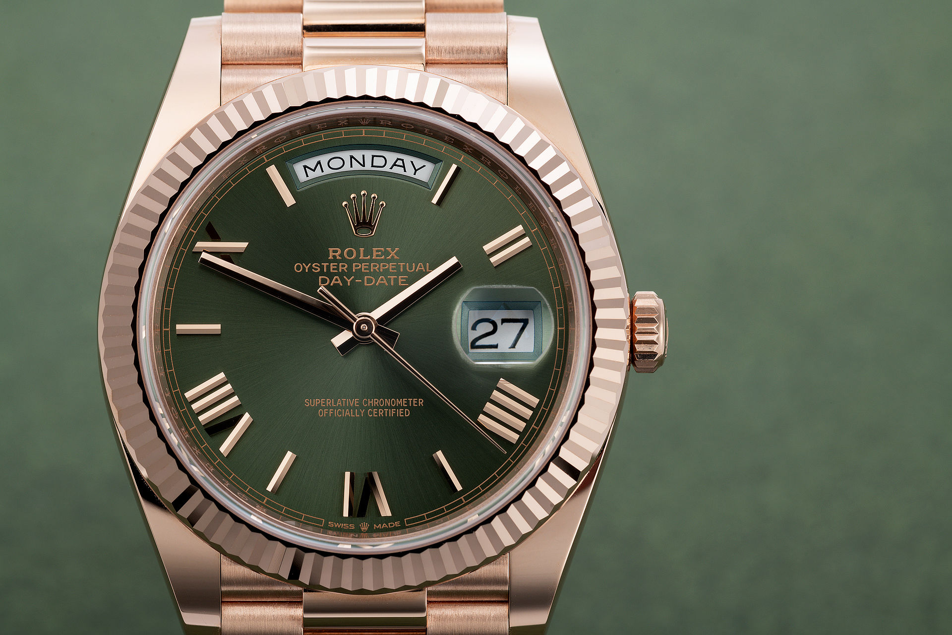 ref 228235 | Everose Gold 'Rolex Warranty' | Rolex Day-Date