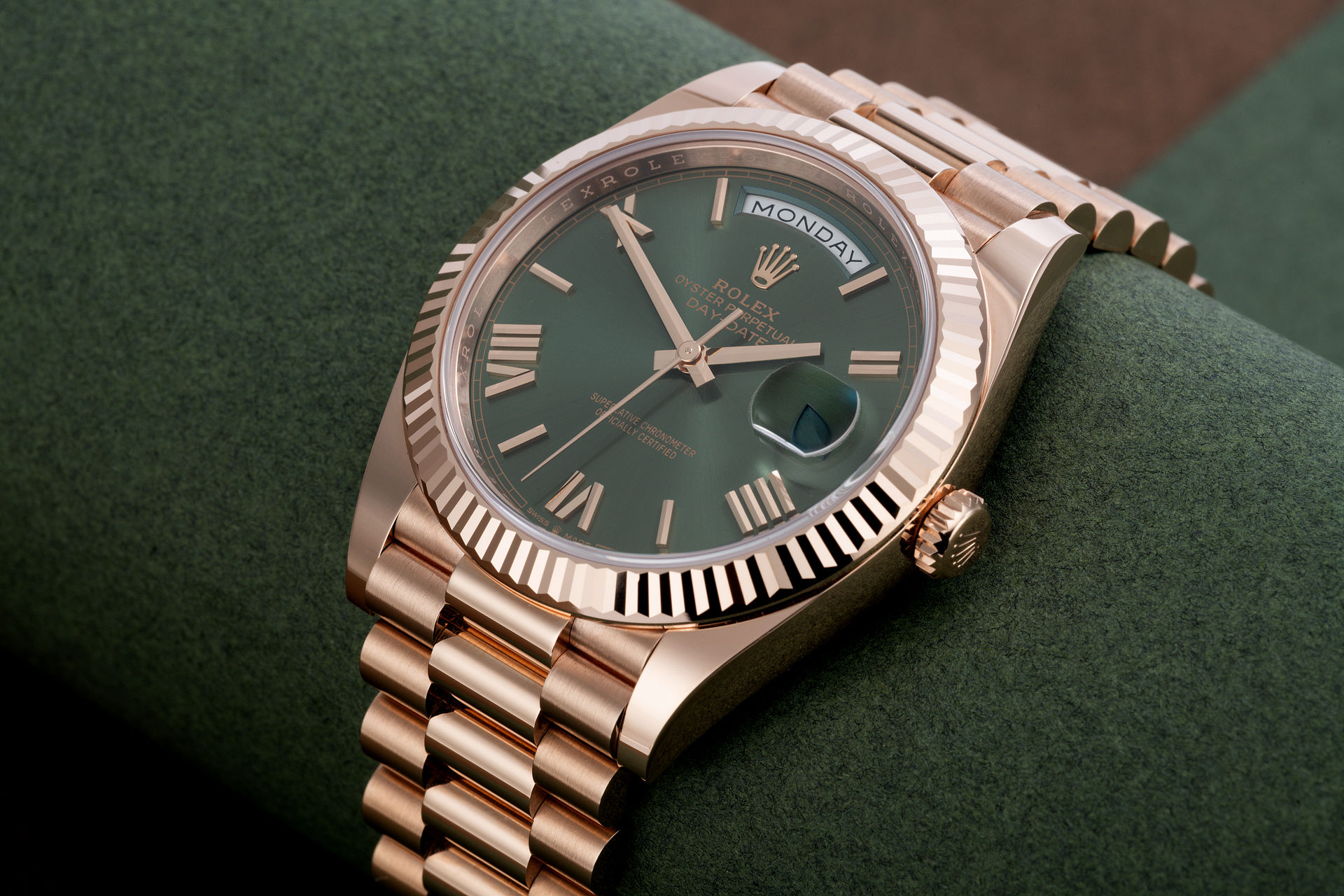 ref 228235 | Everose Gold 'Rolex Warranty' | Rolex Day-Date