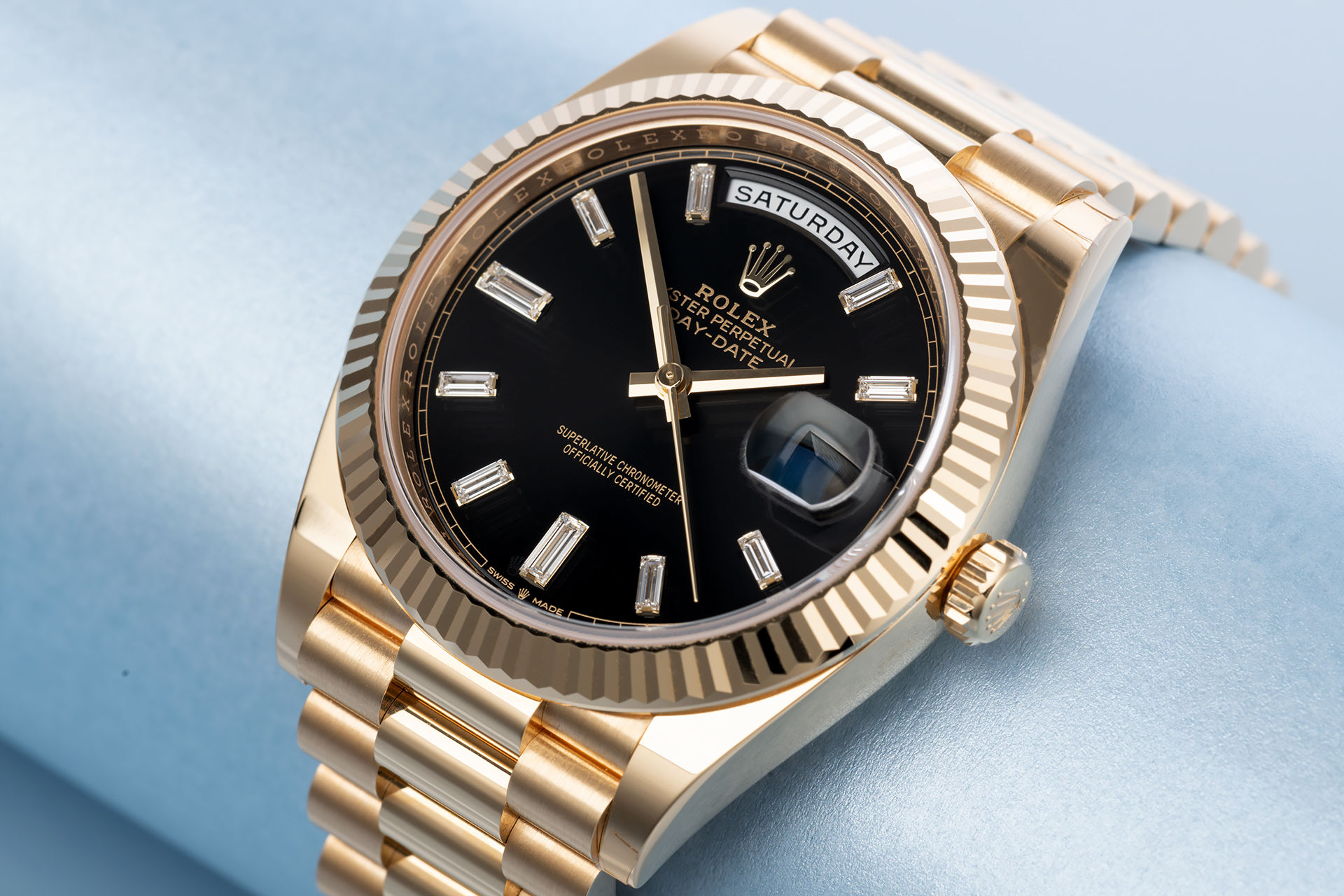 ref 228238 | 'Unworn' Baguette Dial | Rolex Day-Date