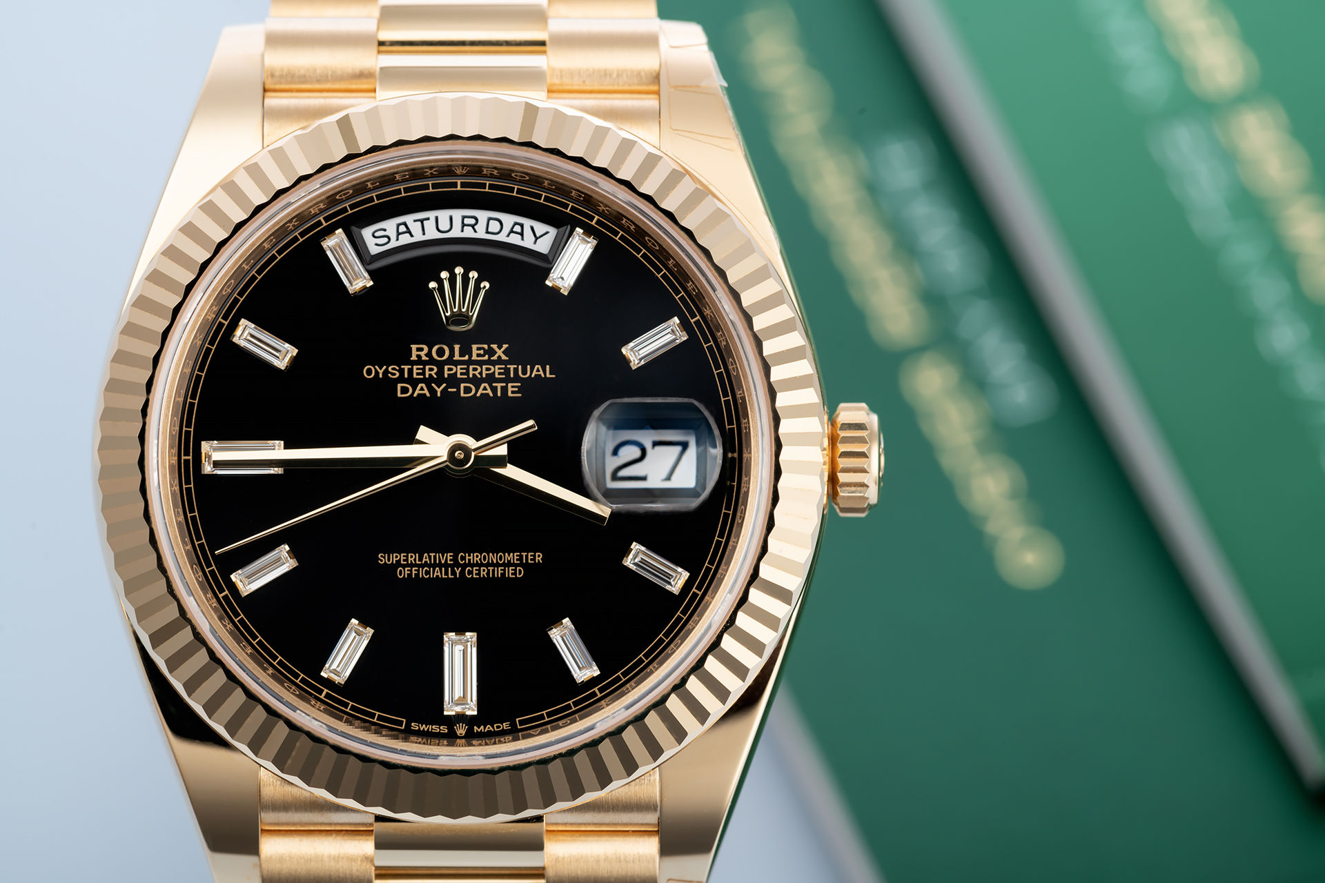 ref 228238 | 'Unworn' Baguette Dial | Rolex Day-Date