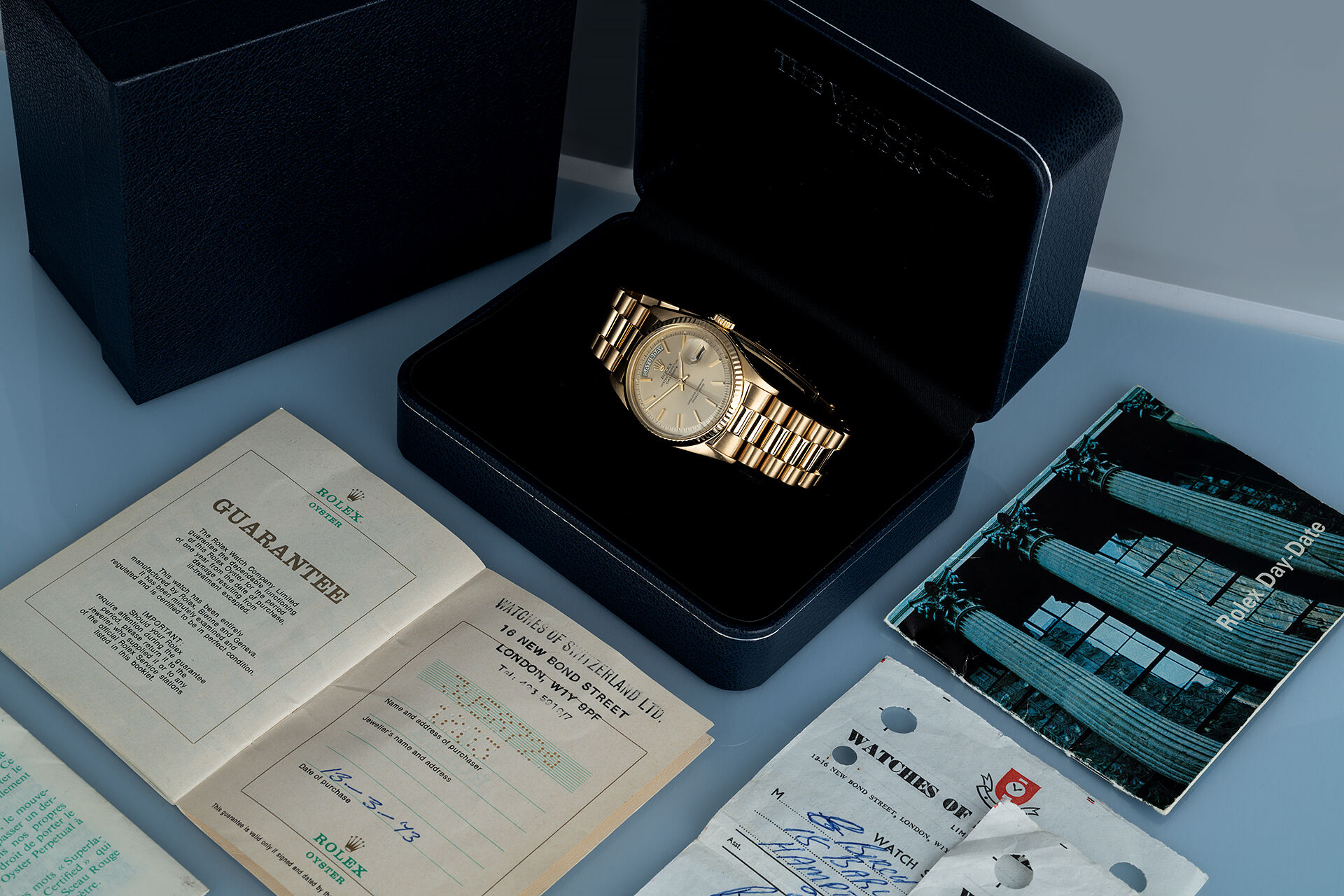 ref 1803 | Original 73' Certificate | Rolex Day-Date