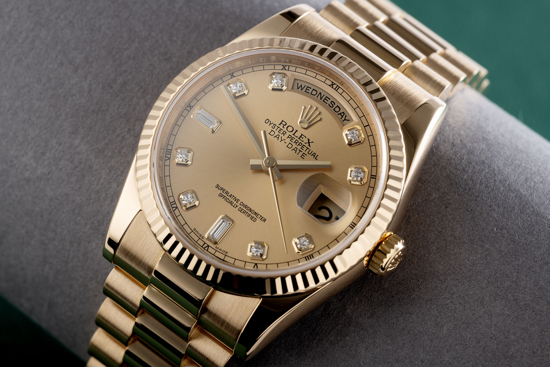 ref 118238 | Diamond Dial 'Full Set' | Rolex Day-Date