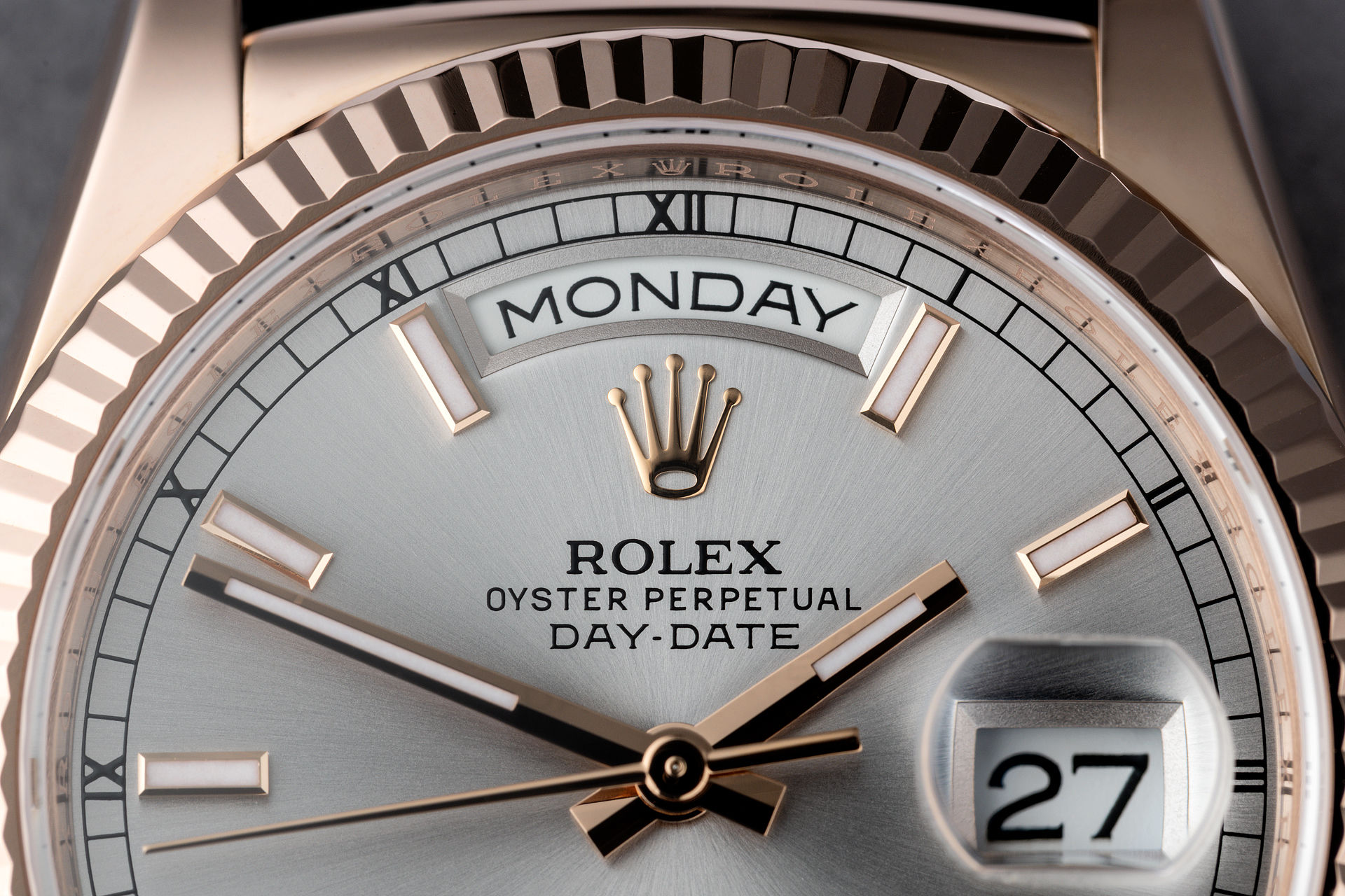 Everose Gold Box & Papers | ref 118135 | Rolex Day-Date