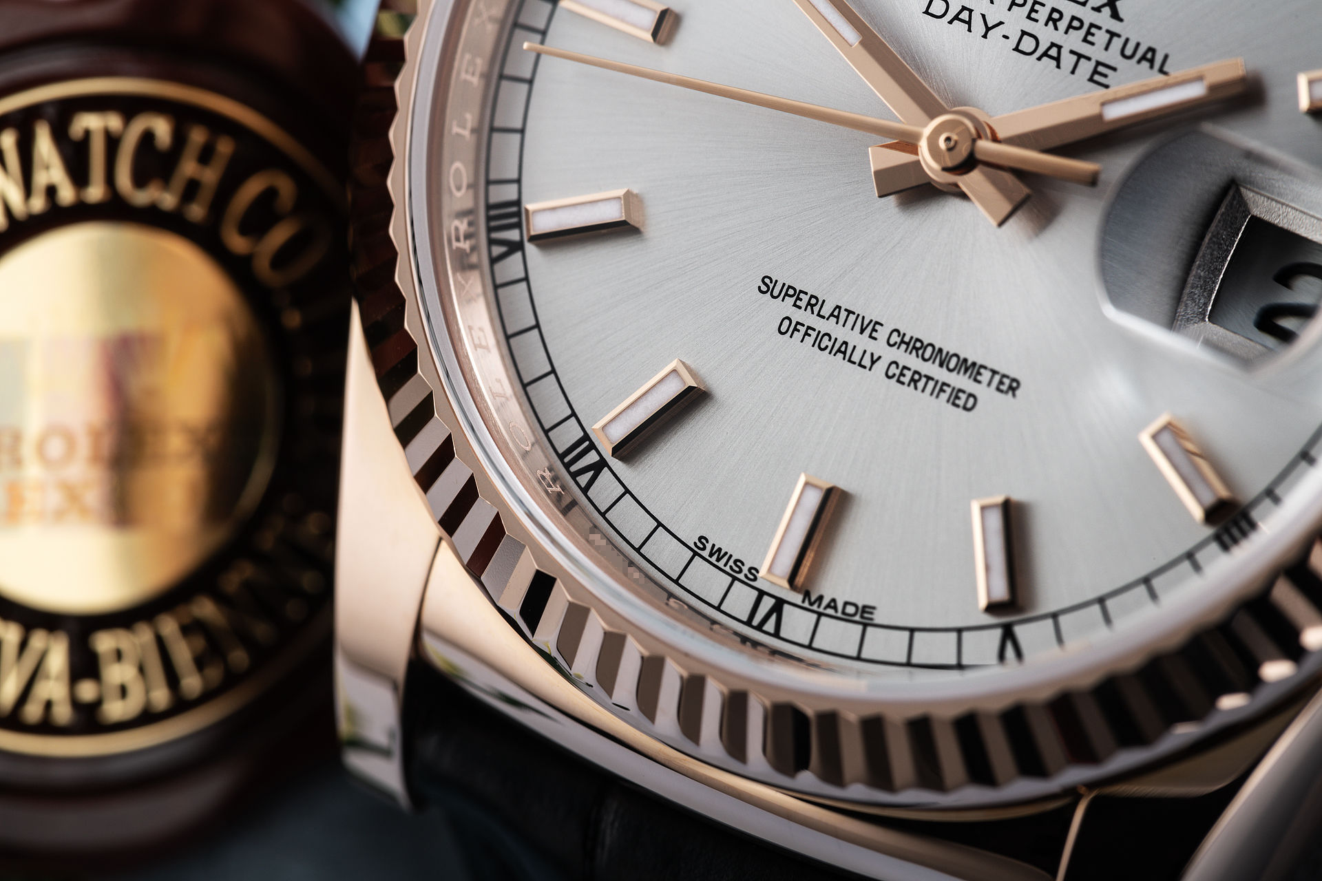 Everose Gold Box & Papers | ref 118135 | Rolex Day-Date