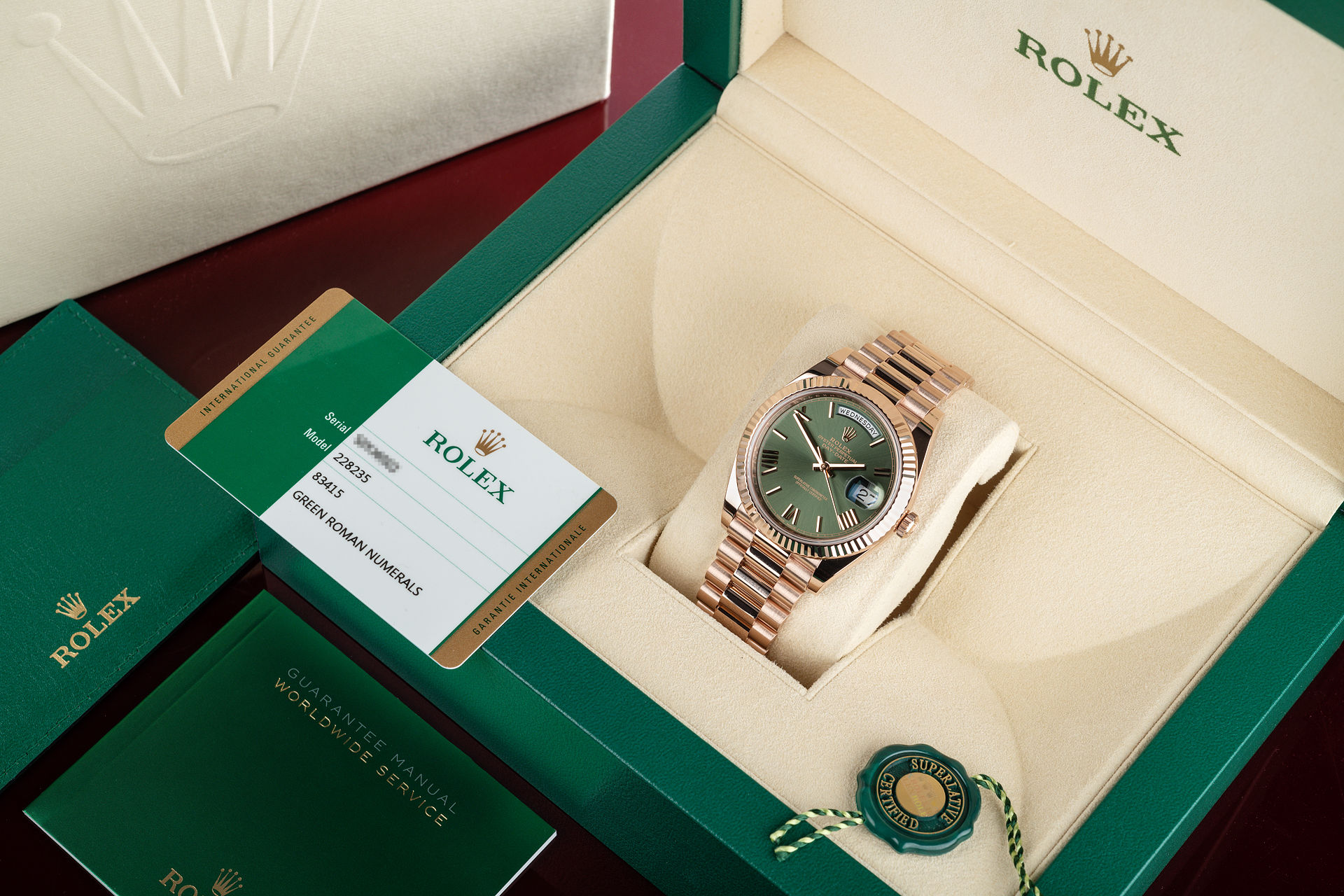 Everose Gold - Rolex Warranty | ref 228235 | Rolex Day-Date