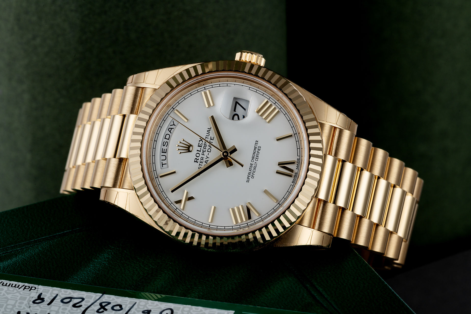 ref 228238 | 'Fully Stickered' Rolex Warranty to 2024 | Rolex Day-Date