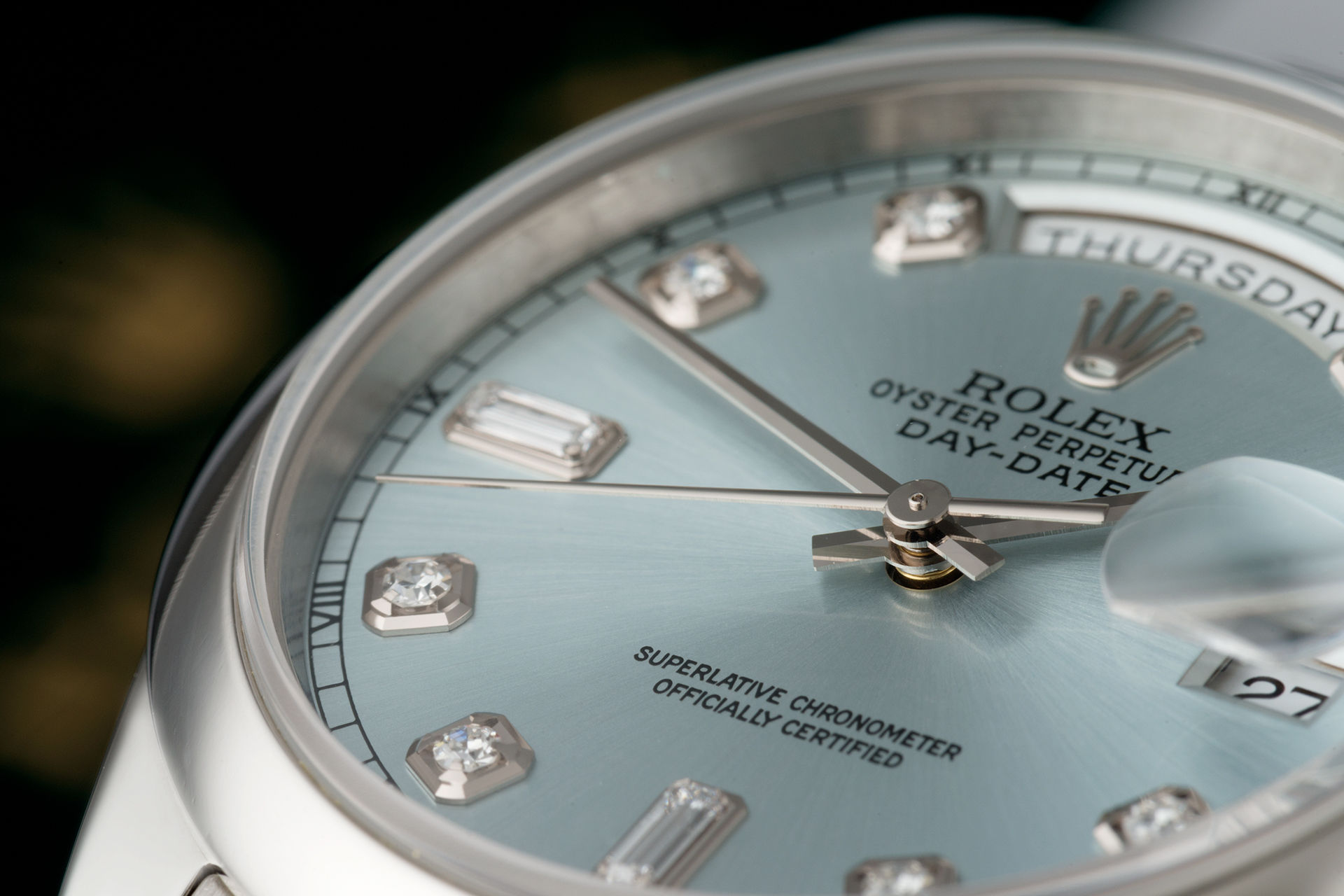 ref 118206 | Ice Blue Diamond Dial | Rolex Day-Date