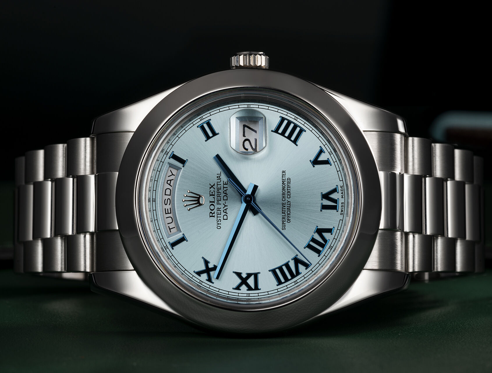 ref 218206 | 218206 - Ice Blue | Rolex Day-Date II