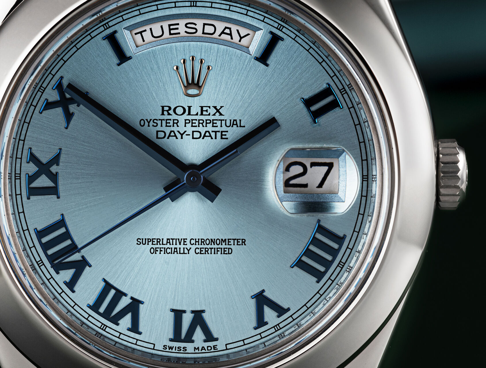 ref 218206 | 218206 - Ice Blue | Rolex Day-Date II