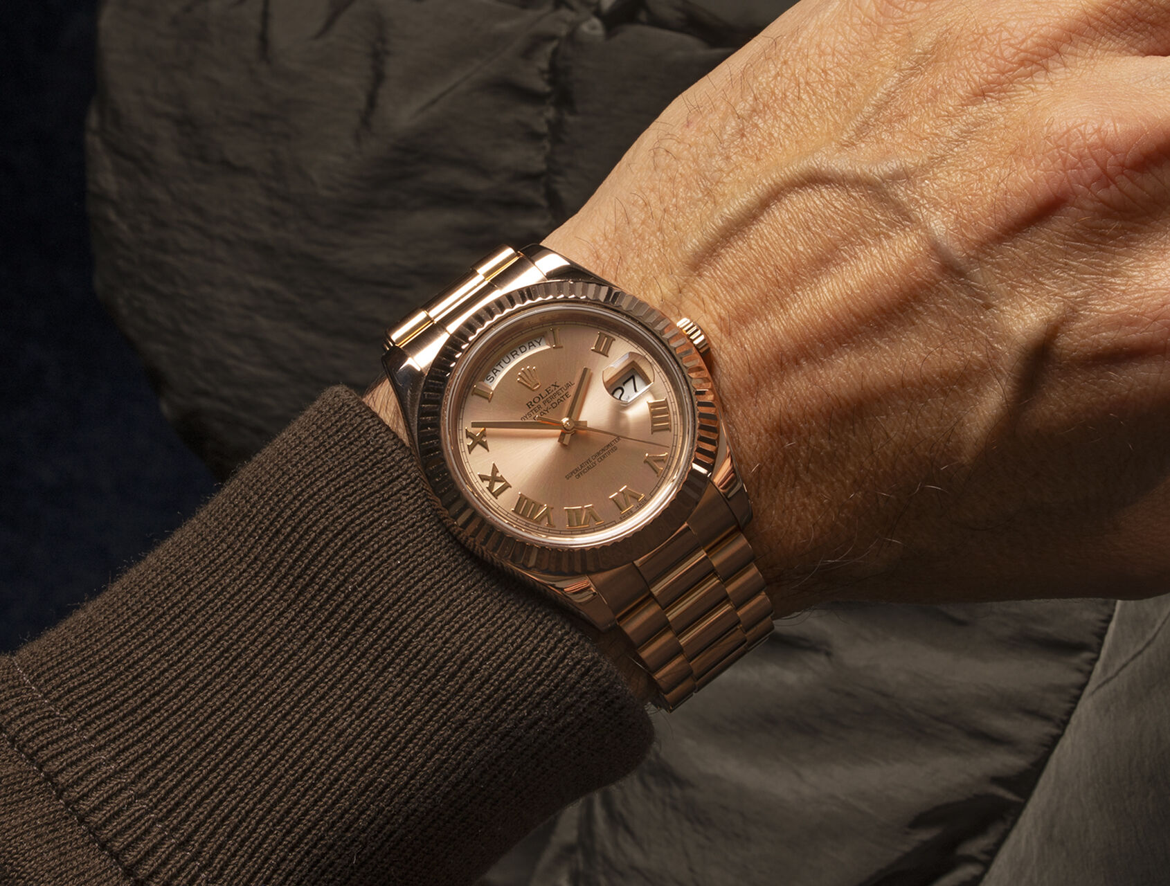 ref 218235 | 218235 - Everose Gold | Rolex Day-Date II