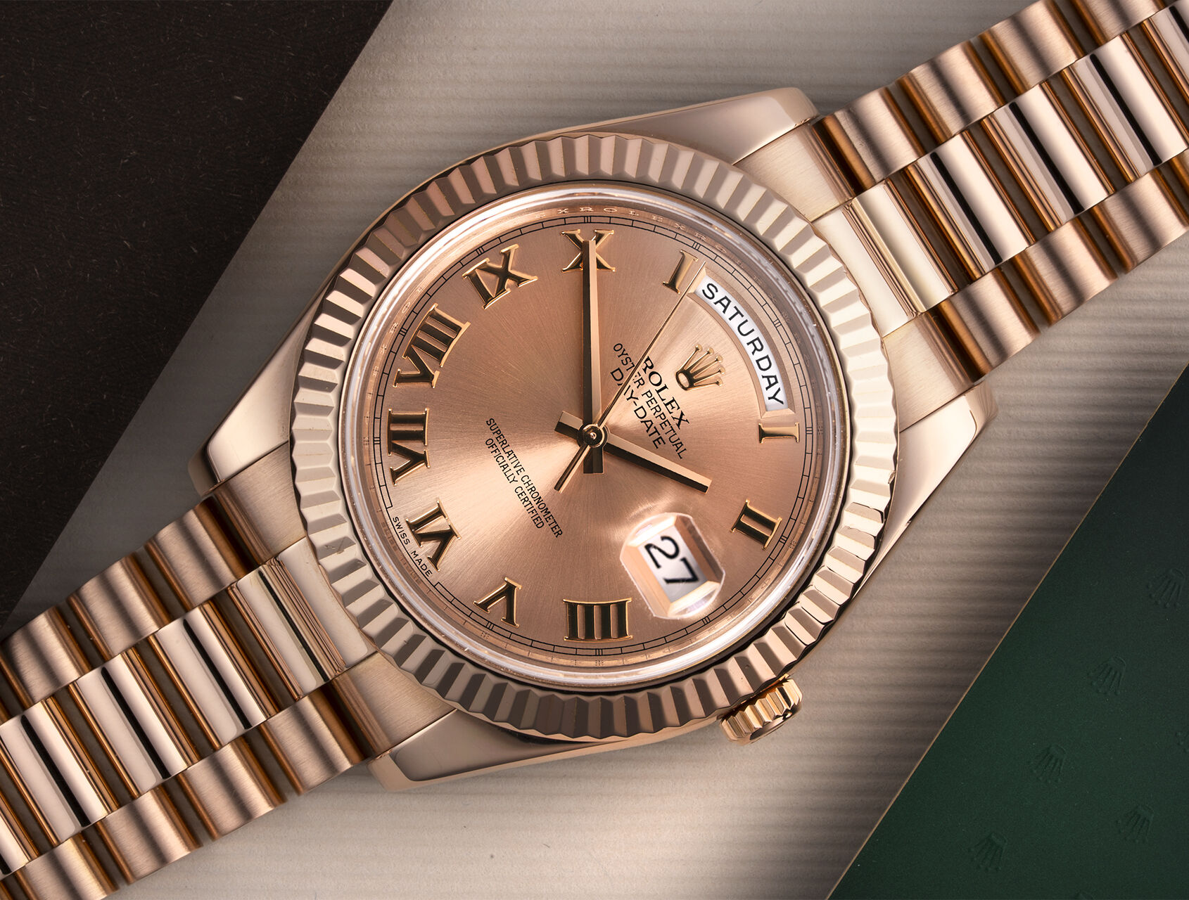 ref 218235 | 218235 - Everose Gold | Rolex Day-Date II