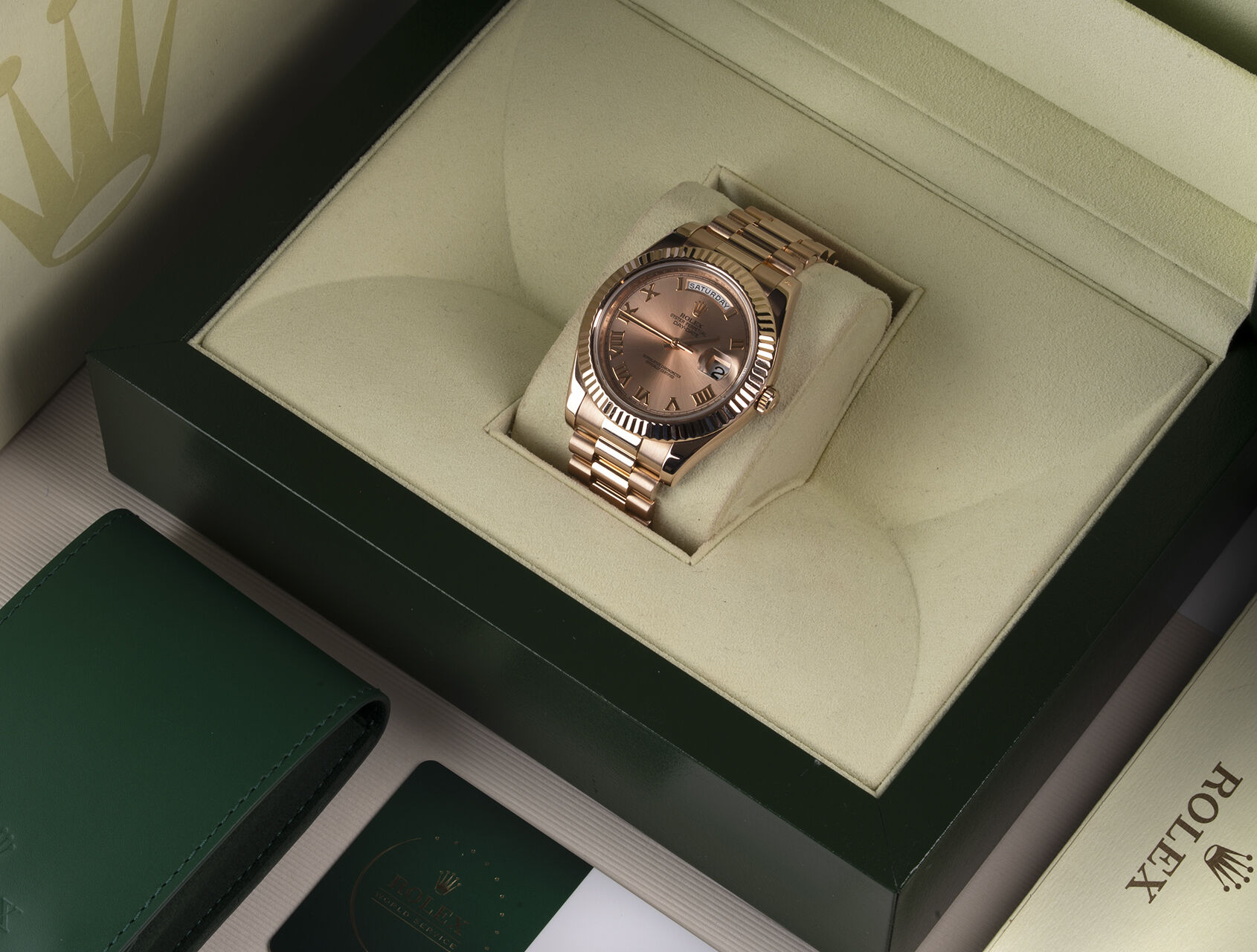 ref 218235 | 218235 - Everose Gold | Rolex Day-Date II