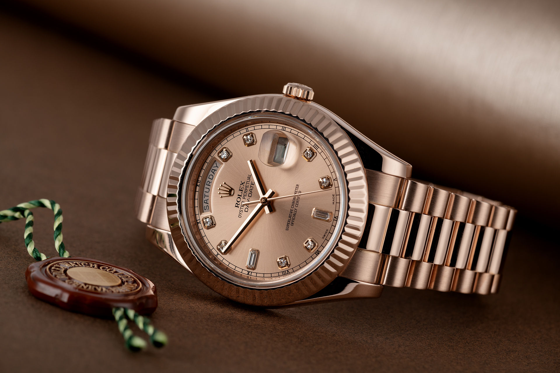 ref 218235 | 41mm Everose Diamond Dial | Rolex Day-Date II