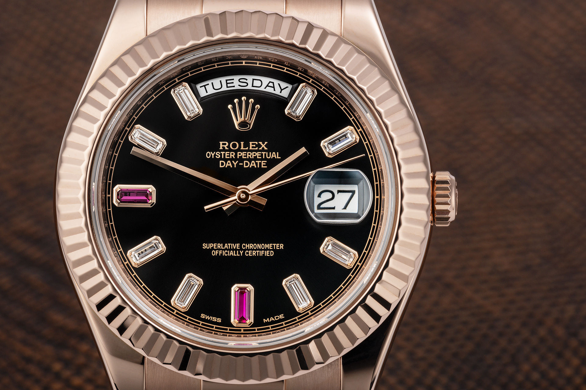 41mm Rose Gold "Full Set" | ref 218235 | Rolex Day-Date II