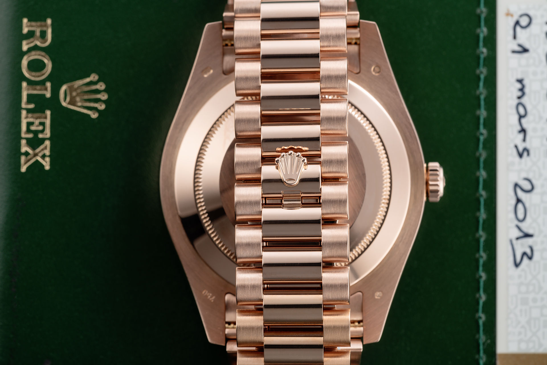 41mm Rose Gold "Full Set" | ref 218235 | Rolex Day-Date II