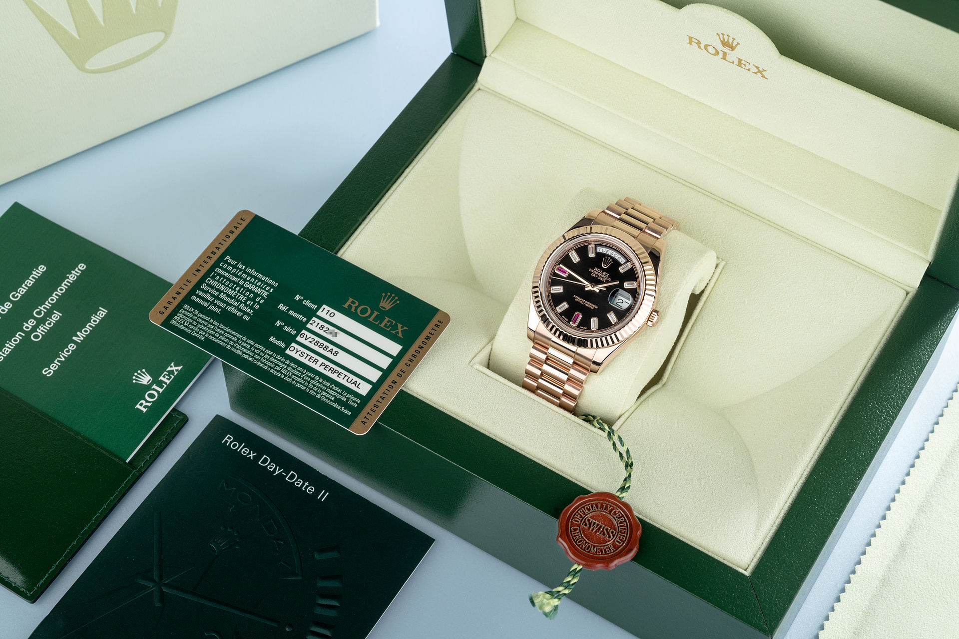 41mm Rose Gold "Full Set" | ref 218235 | Rolex Day-Date II