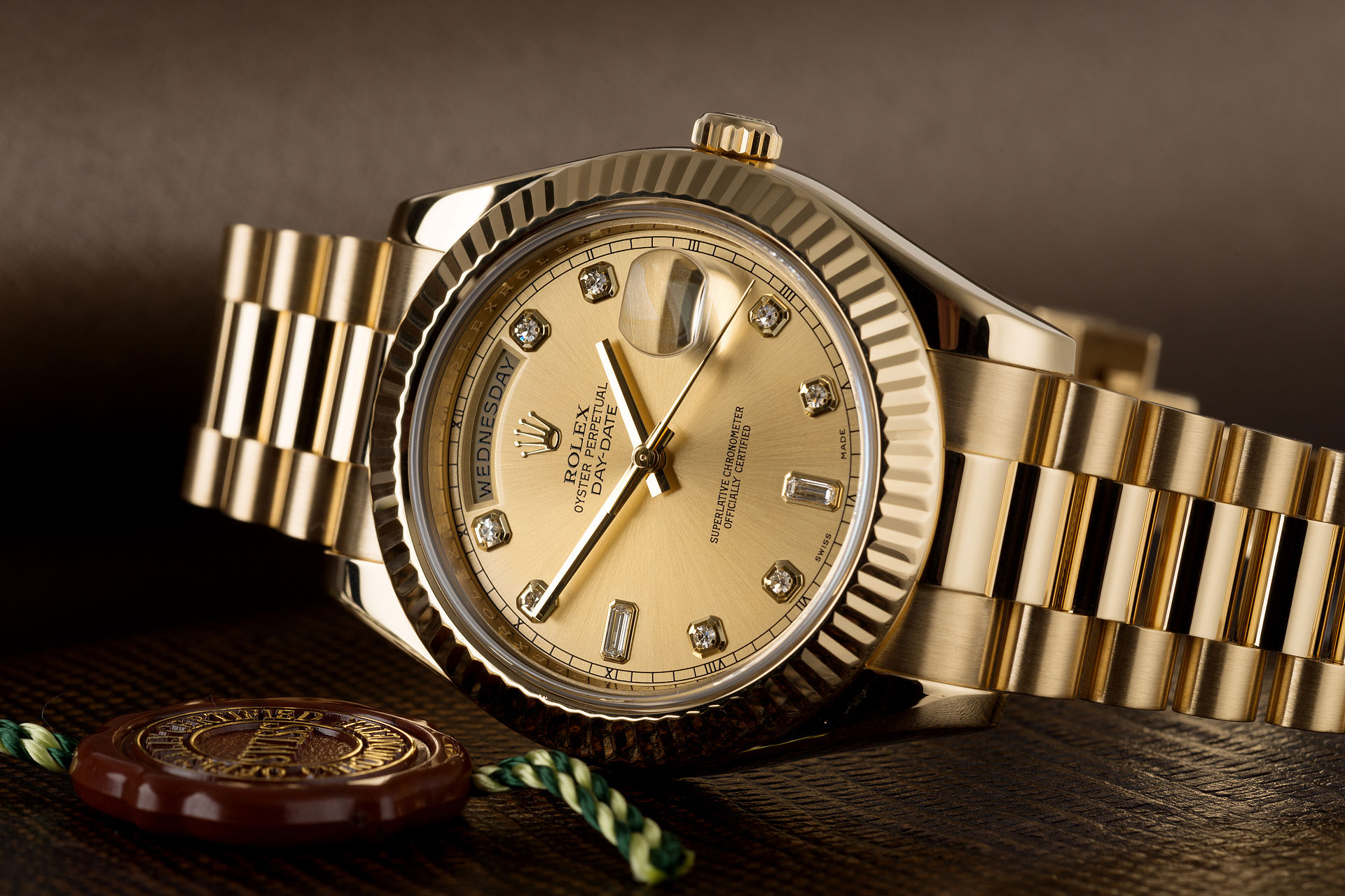 ref 218238 | Rare Diamond Dial | Rolex Day-Date II