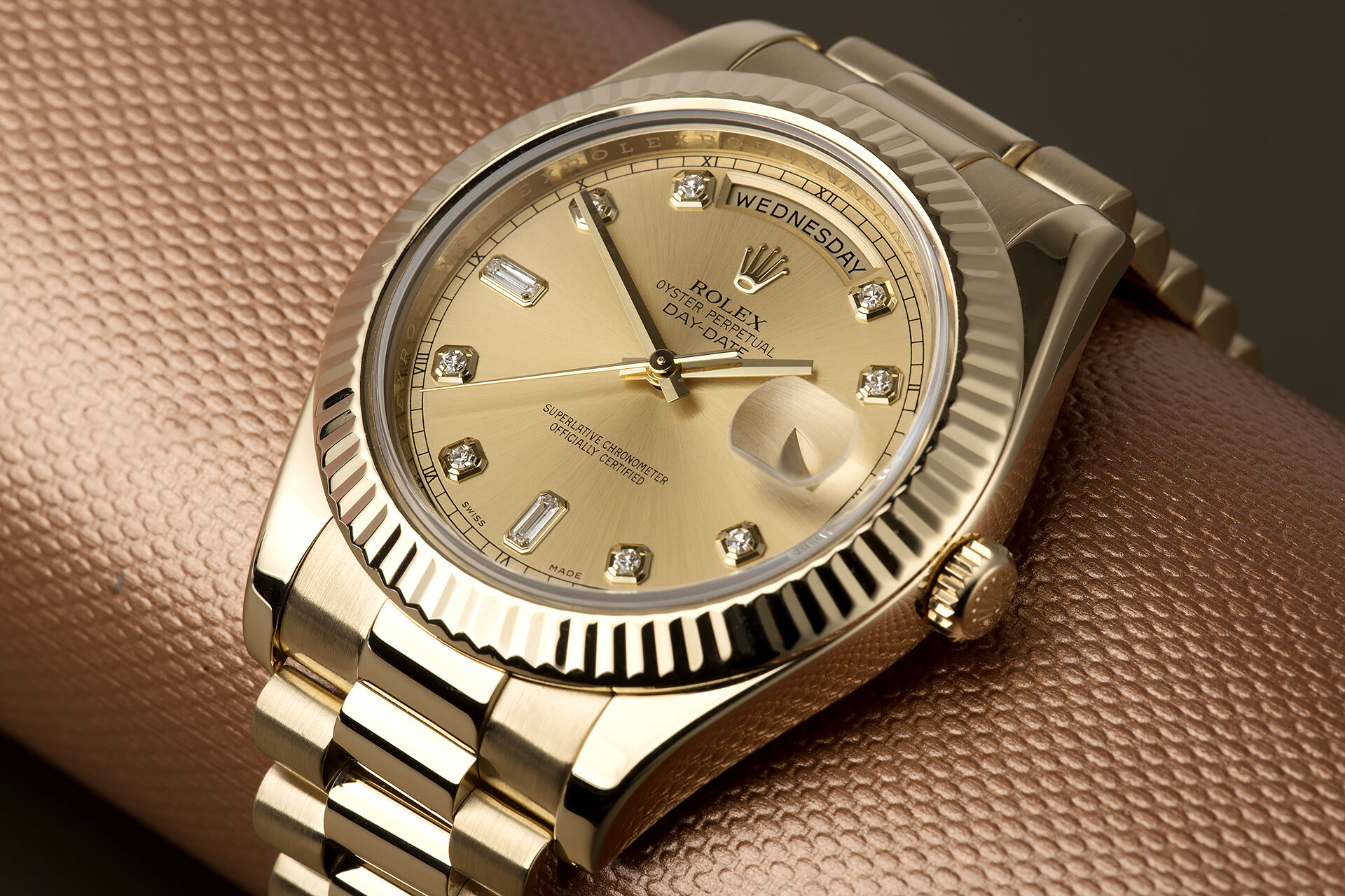 ref 218238 | 'Yellow Gold' Box & Papers | Rolex Day-Date II