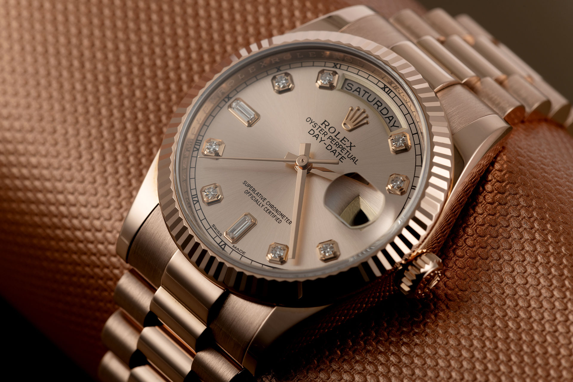 Rose Gold "Diamond Dial"  | ref 118235 | Rolex Day-Date