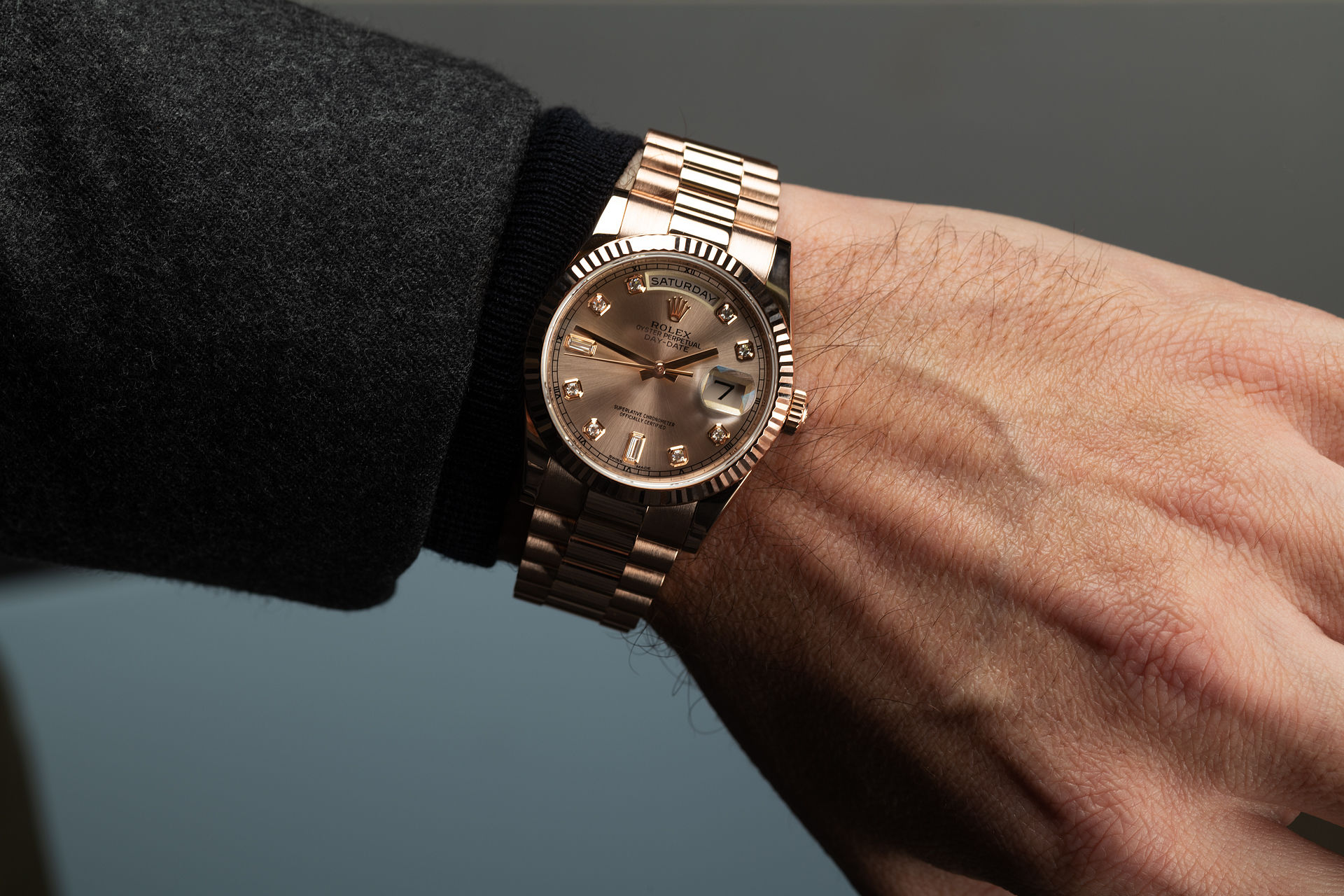 Rose Gold "Diamond Dial"  | ref 118235 | Rolex Day-Date