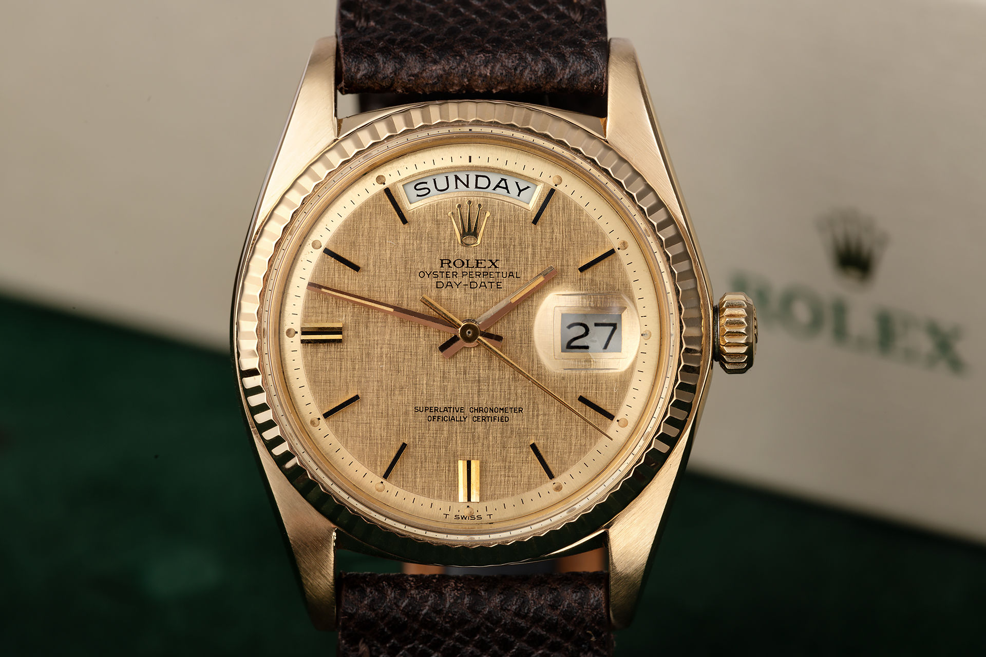 ref 1803 | Vintage “Pie Pan”  | Rolex Day-Date