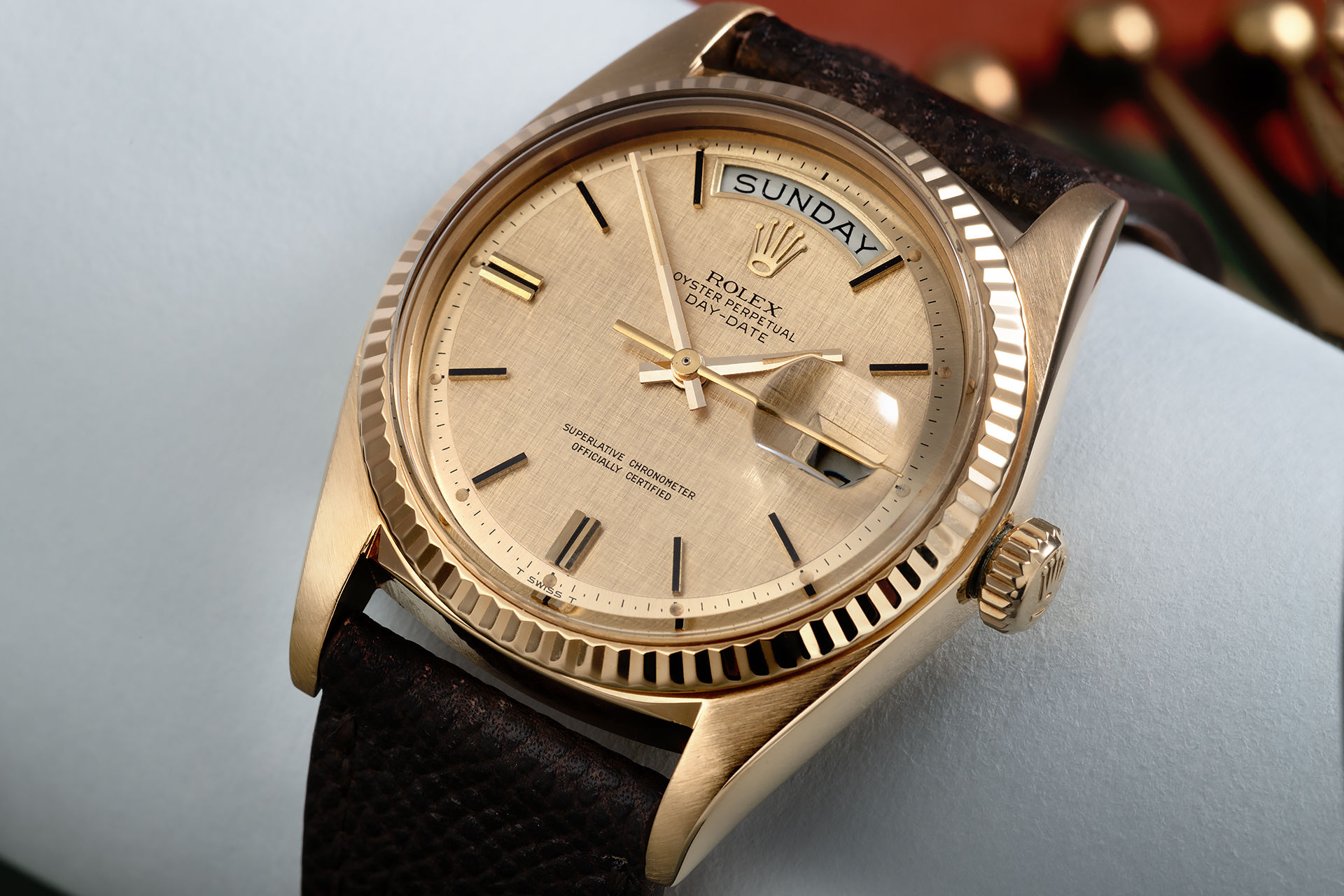 ref 1803 | Vintage “Pie Pan”  | Rolex Day-Date