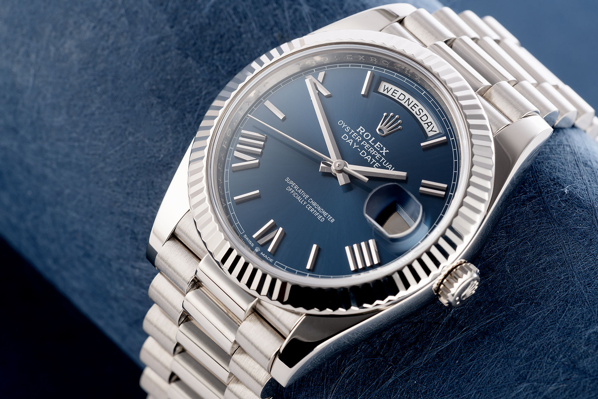 ref 228239 | White Gold 40mm President  | Rolex Day-Date