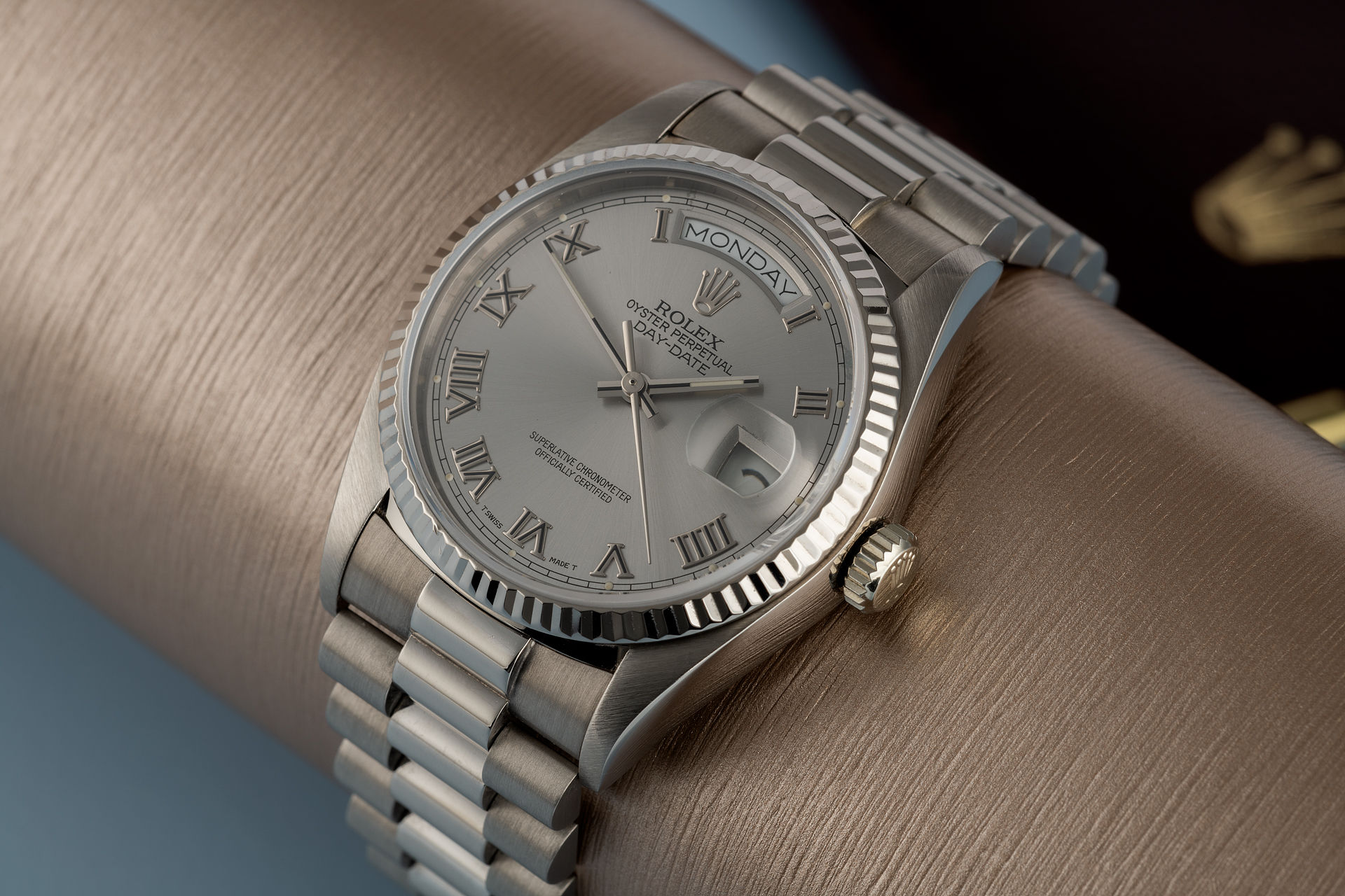 ref 18039 | White Gold 'Box & Certificate' | Rolex Day-Date