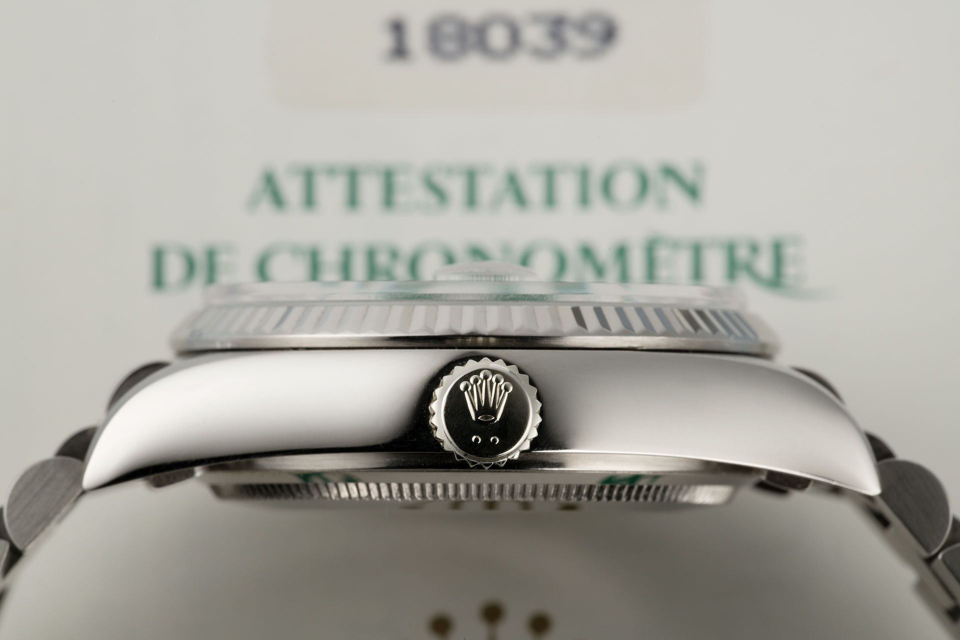 ref 18039 | White Gold 'Box & Certificate' | Rolex Day-Date