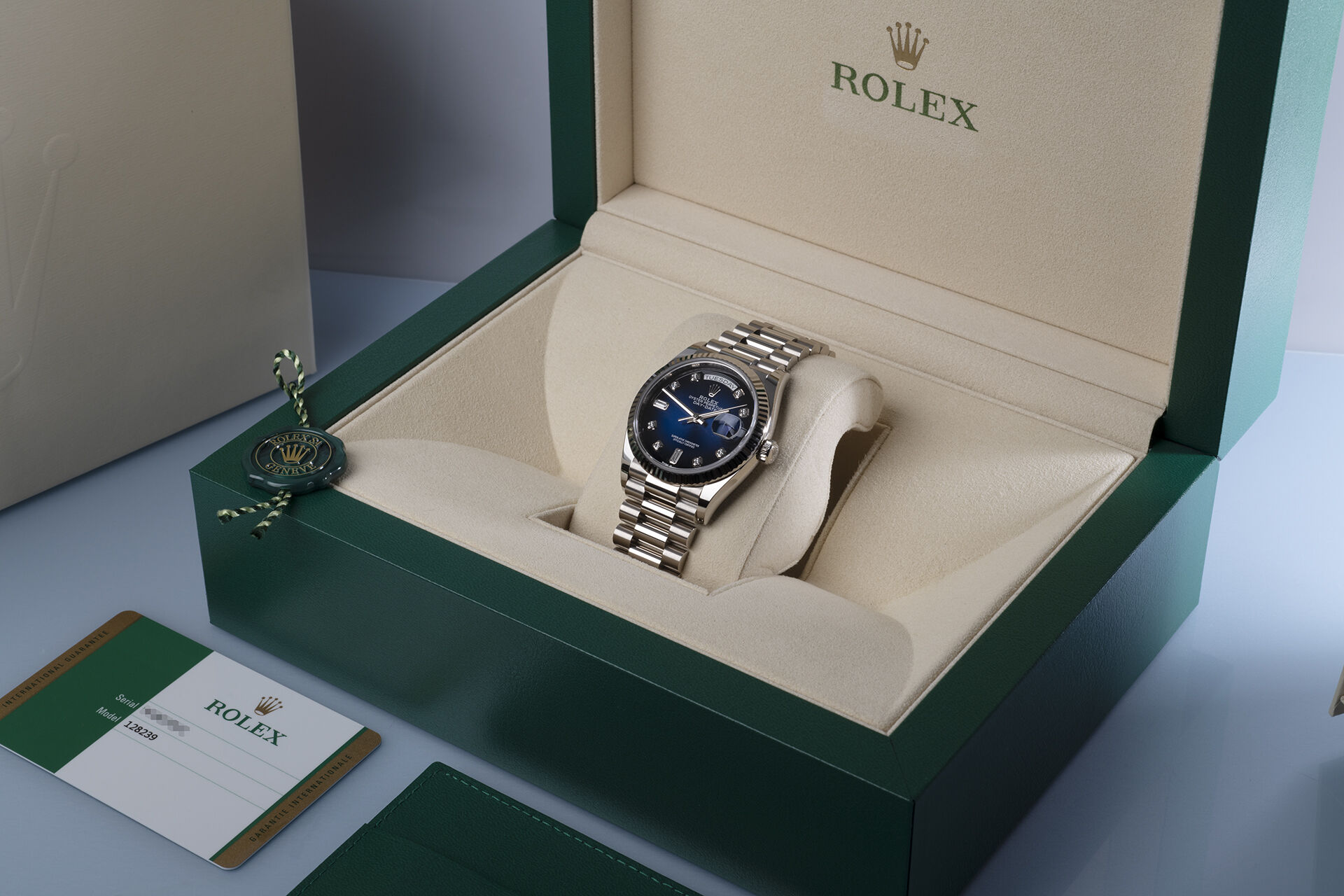 ref 128239 | Rolex Warranty to 2025  | Rolex Day-Date