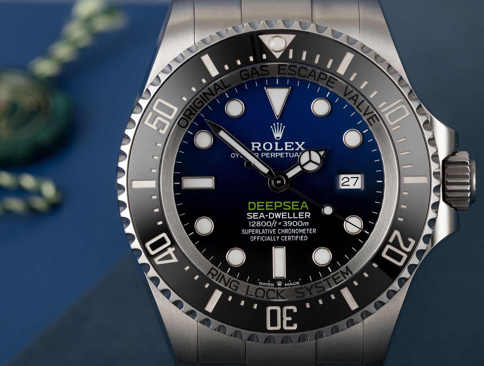 tham chiếu 126660 |  126660 - Bảo hành Rolex đến 2024 |  Rolex Deepsea D-Xanh dương