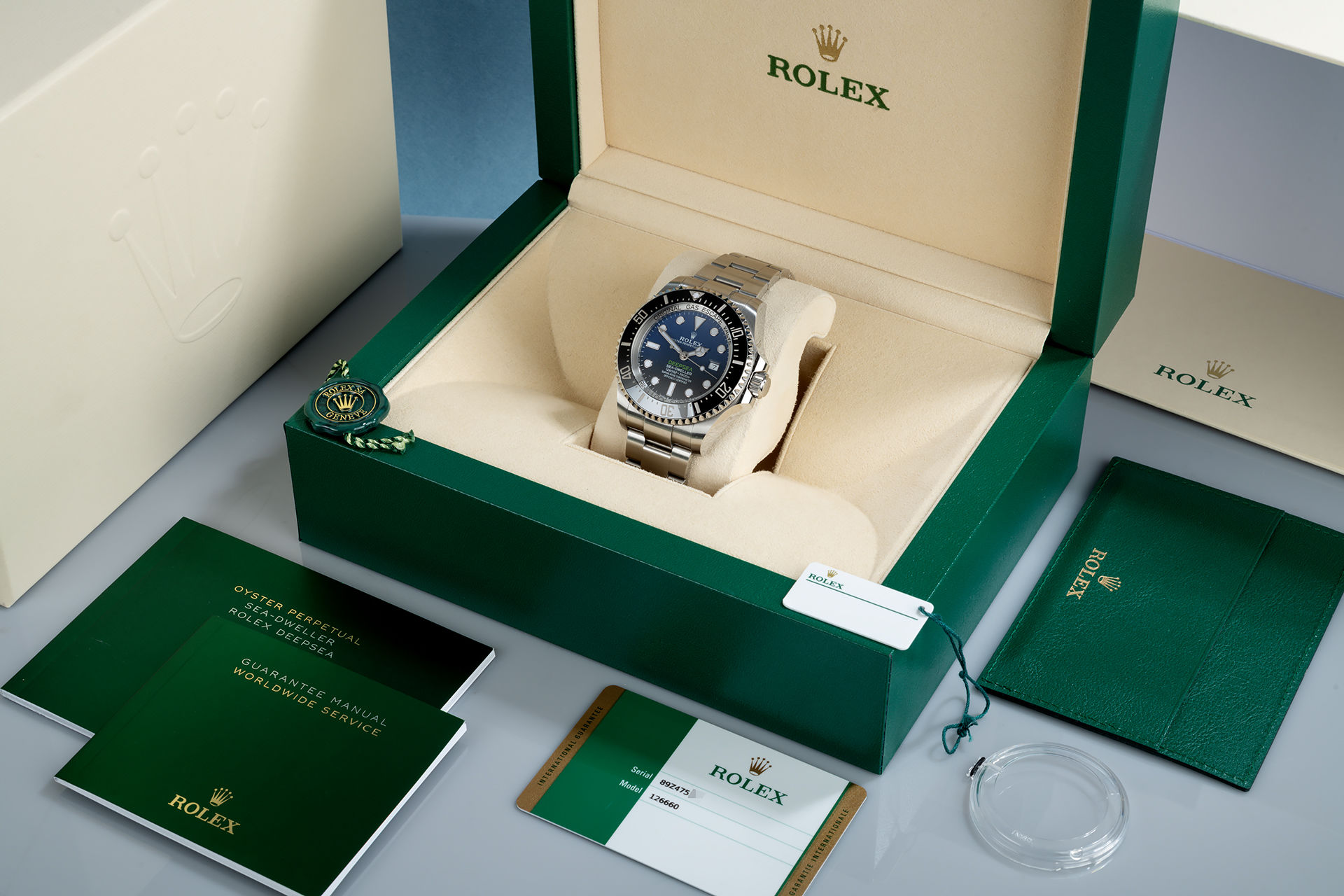 ref 126660 | Complete Set 'New Calibre' | Rolex Deepsea D-Blue