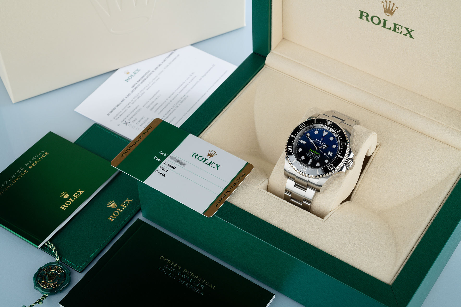 James Cameron "3235" Calibre | ref 126660 | Rolex Deepsea D-Blue