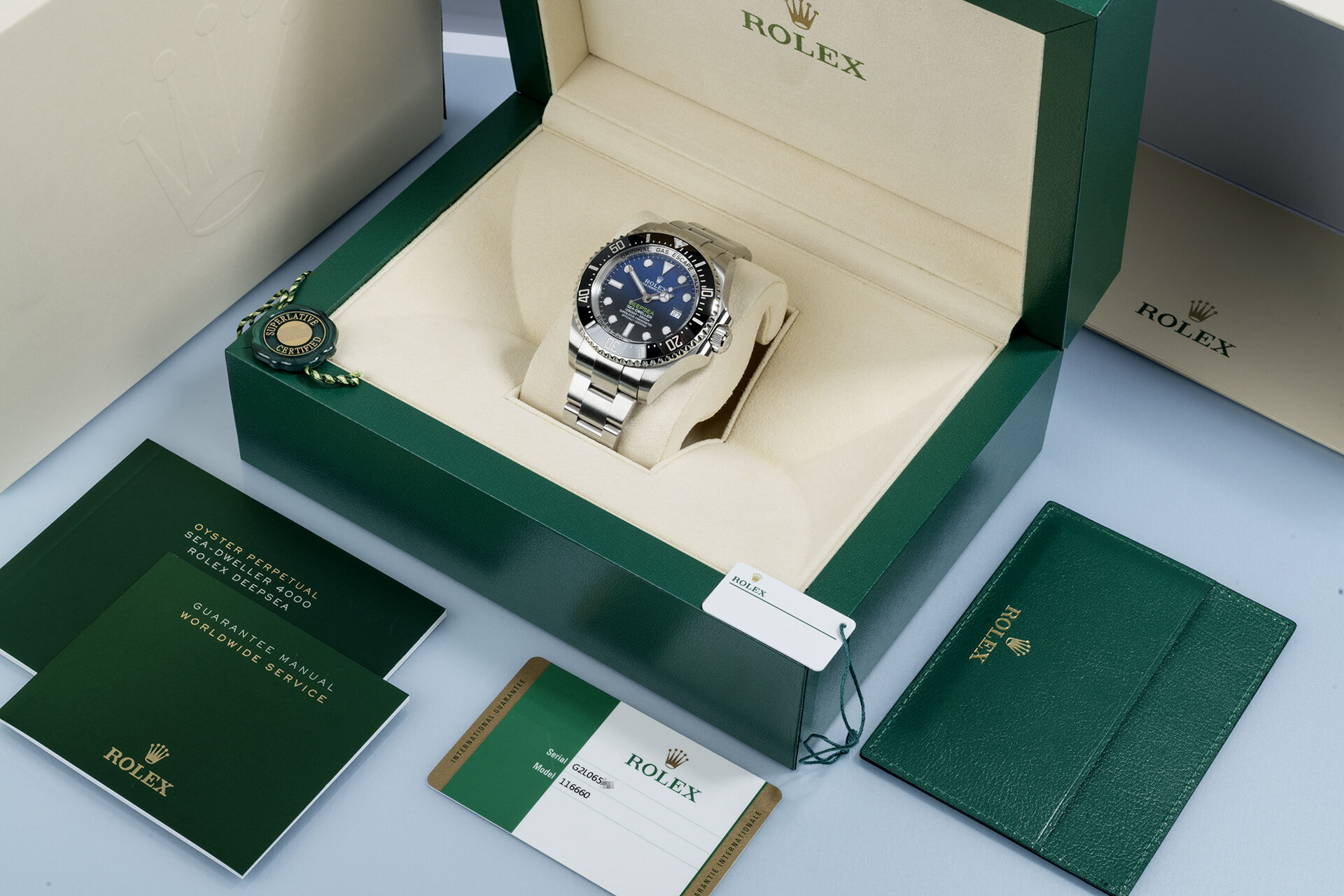 ref 116660 | Under Rolex Warranty - UK Supplied | Rolex Deepsea D-Blue