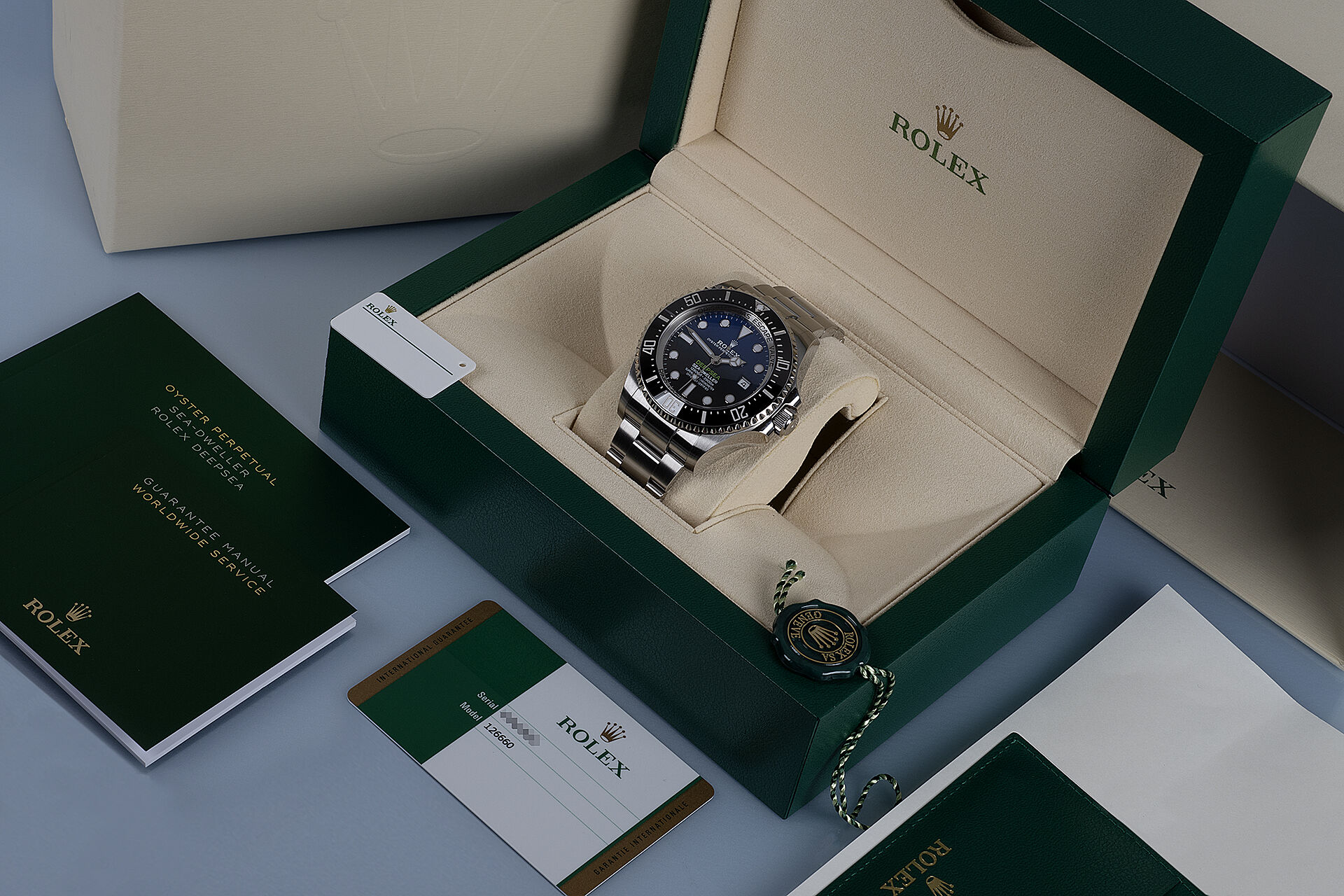 ref 126660 | Rolex International Warranty | Rolex Deepsea D-Blue