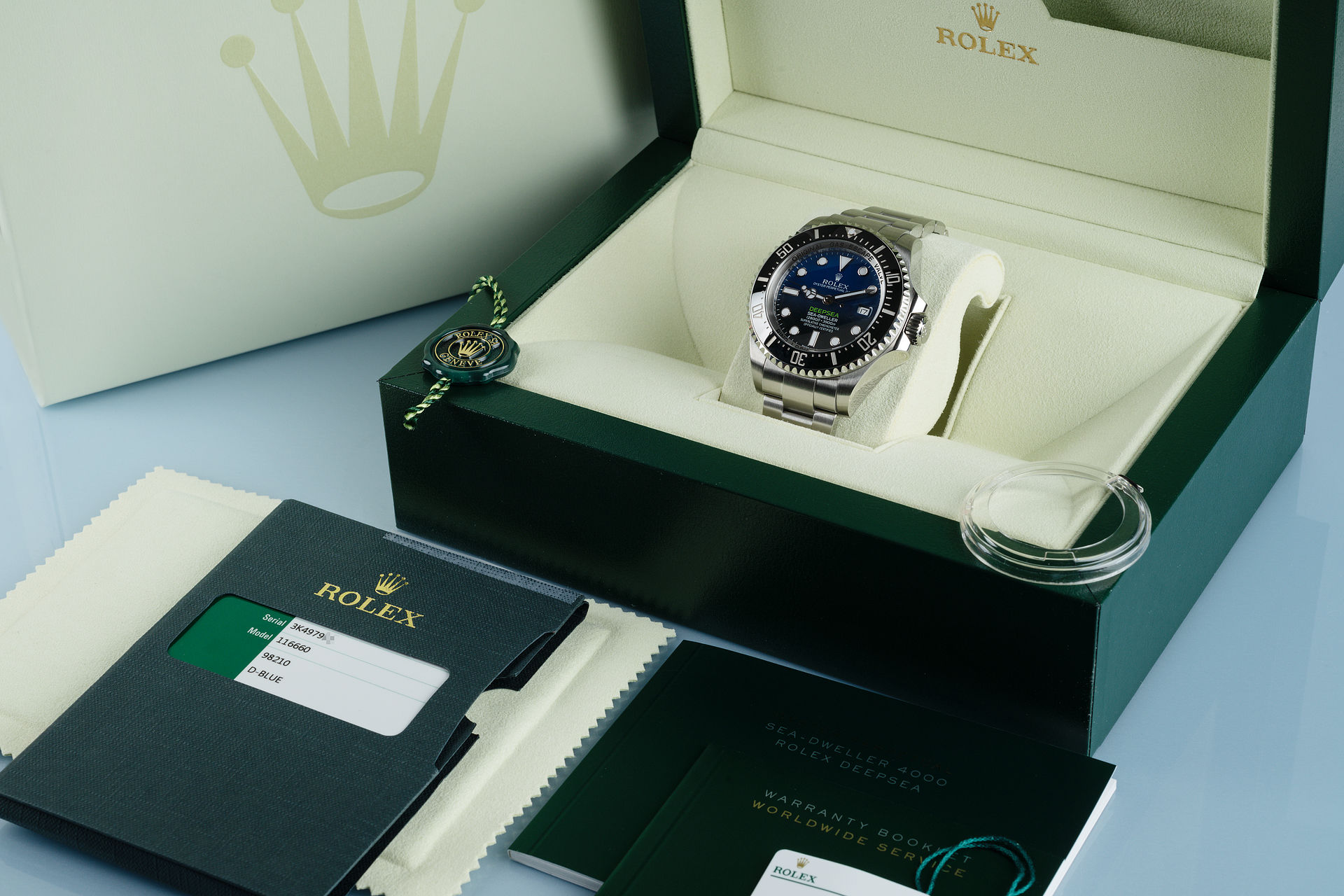 ref 116660 | Under Rolex Warranty 'James Cameron' | Rolex Deepsea D-Blue